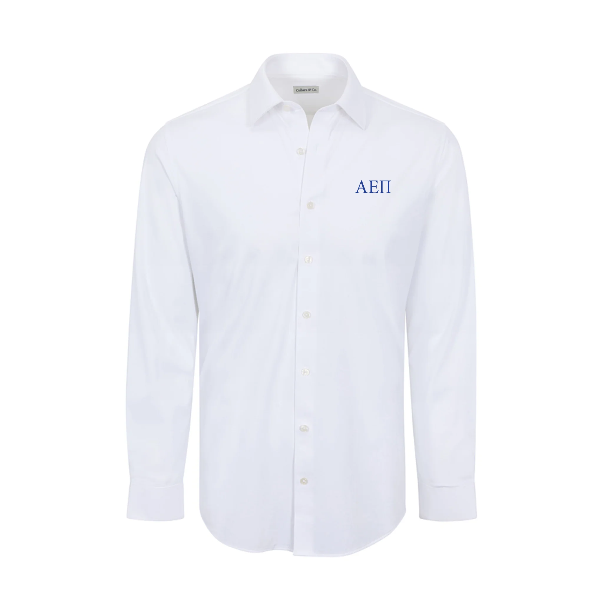 Alpha Epsilon Pi Apex Performance Dress Shirt White