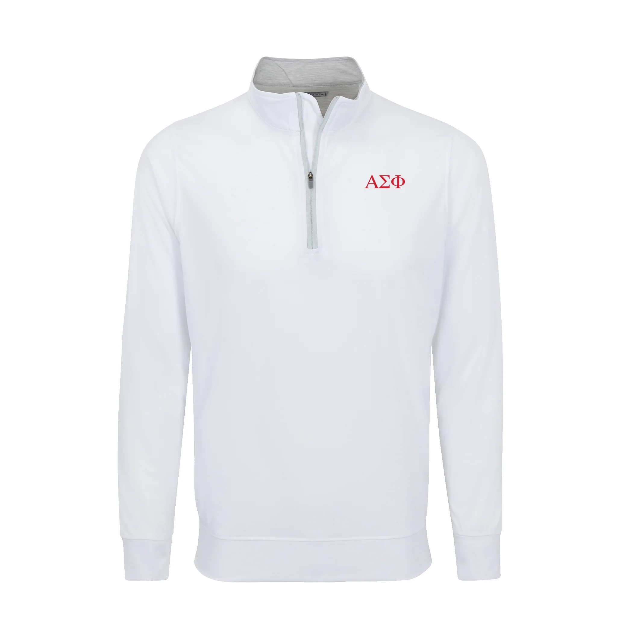 Alpha Sigma Phi DriRelease® Performance Pullover White