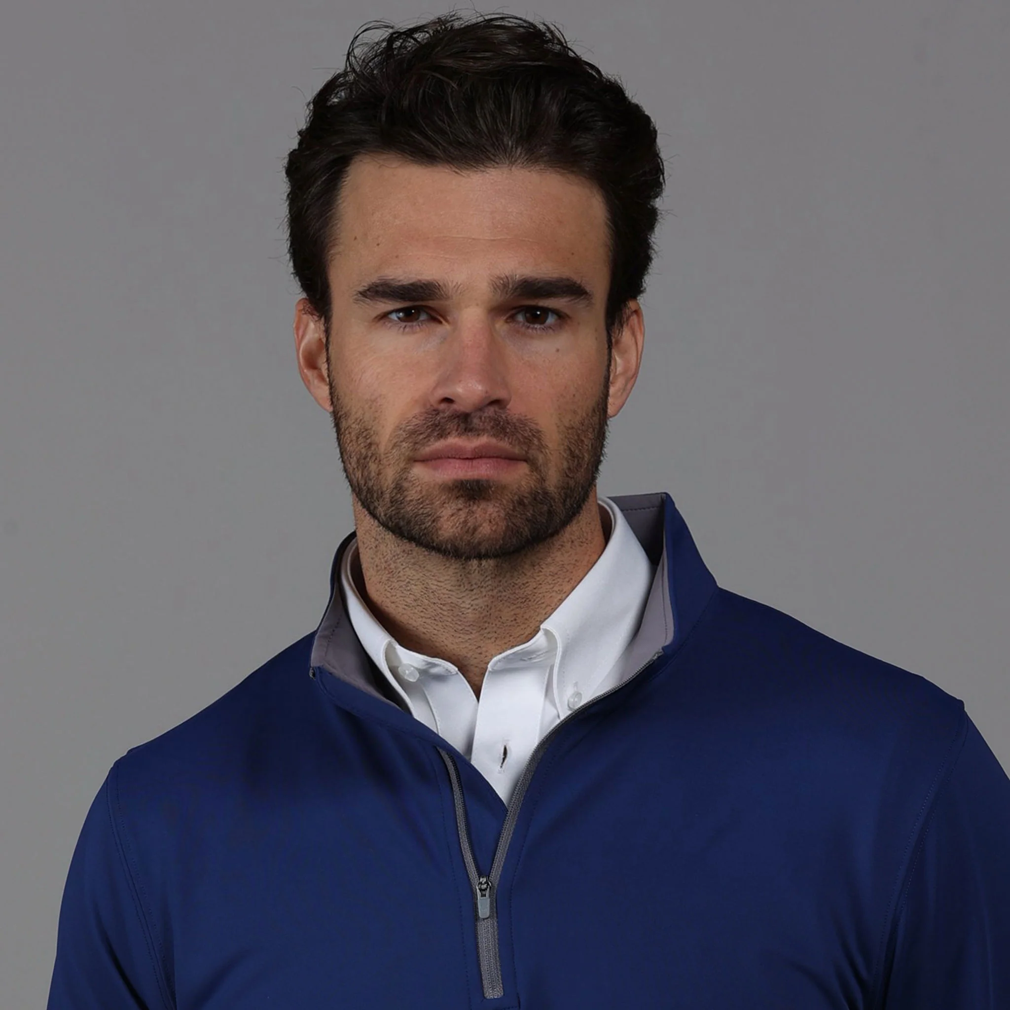 Annapolis Navy Tour Performance Men's Golf Quarter Zip Pullover - Image 2