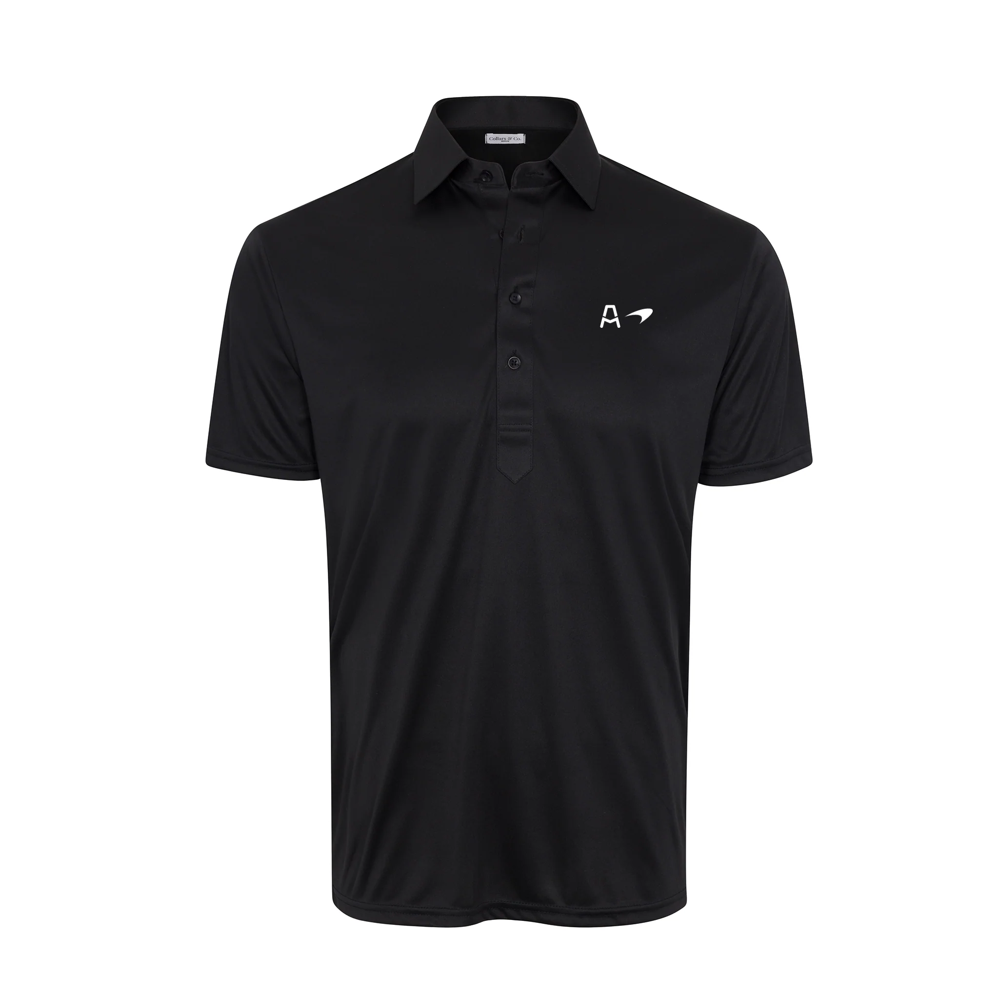 Arrow McLaren Semi-Spread Collar Polo Black