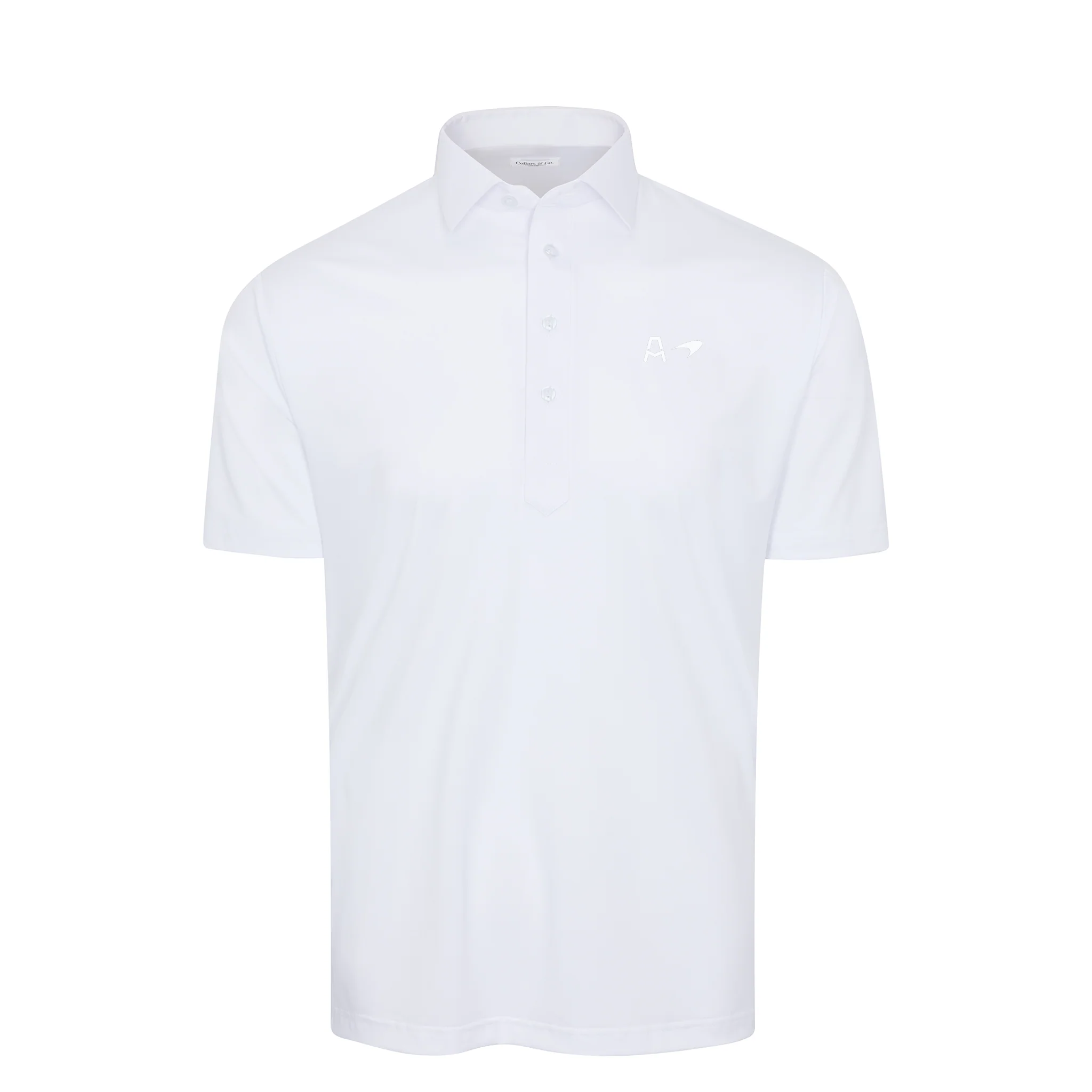 Arrow McLaren Semi-Spread Collar Polo White
