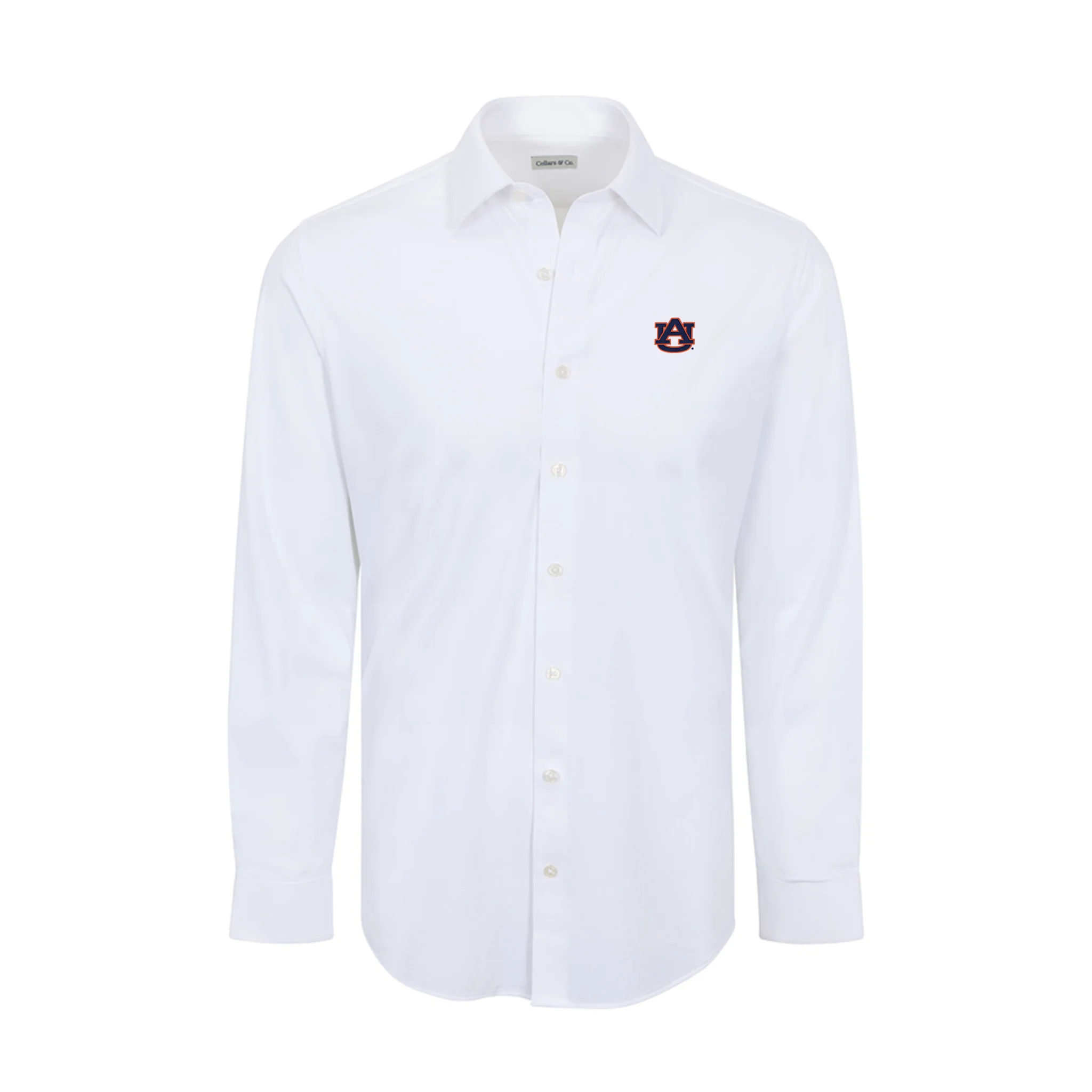 Auburn Apex Performance Dress Shirt White