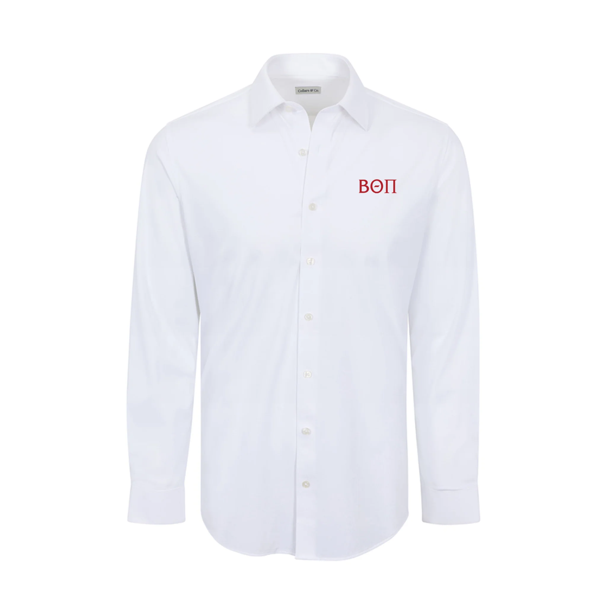 Beta Theta Pi Apex Performance Dress Shirt White