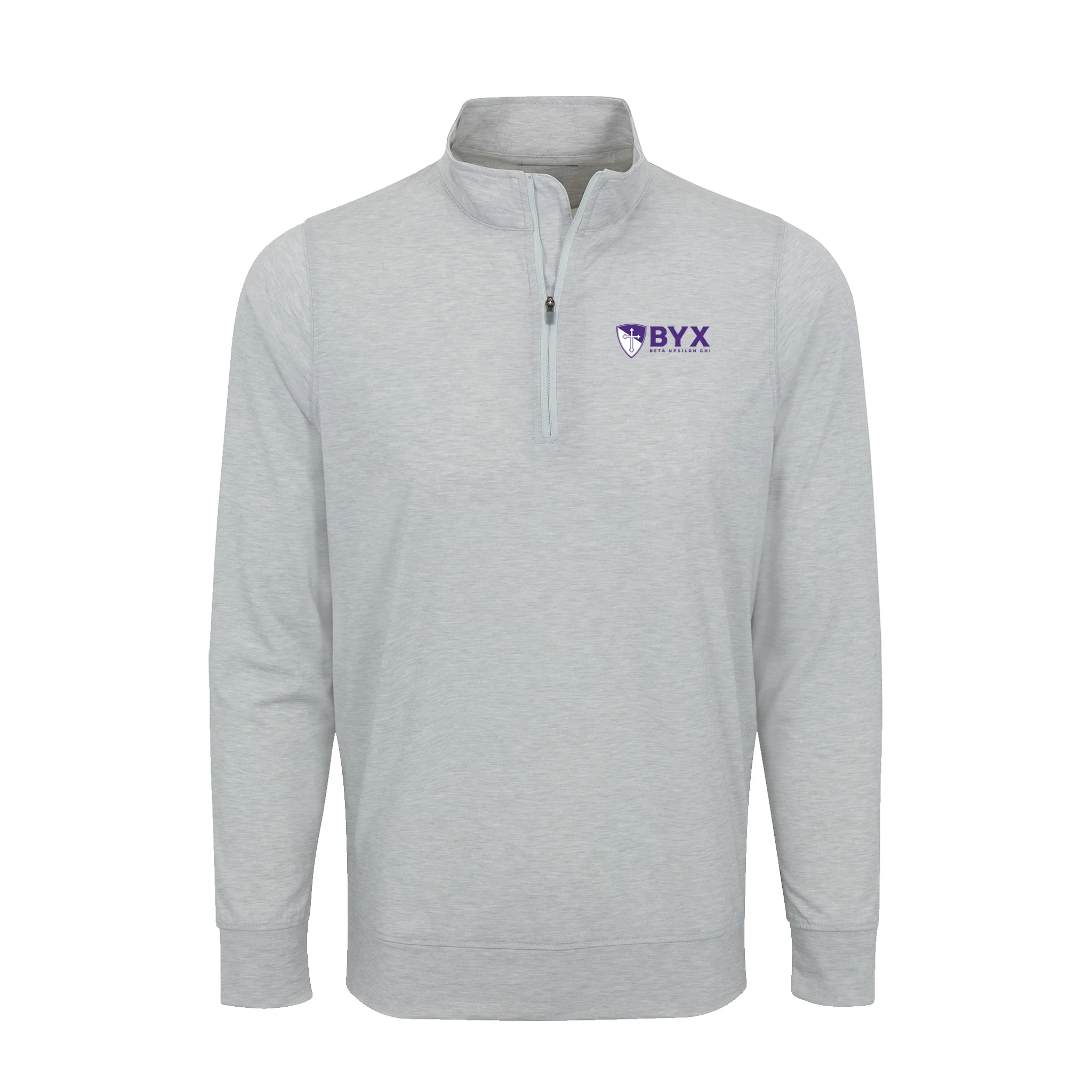 Beta Upsilon Chi DriRelease® Performance Pullover Light Grey