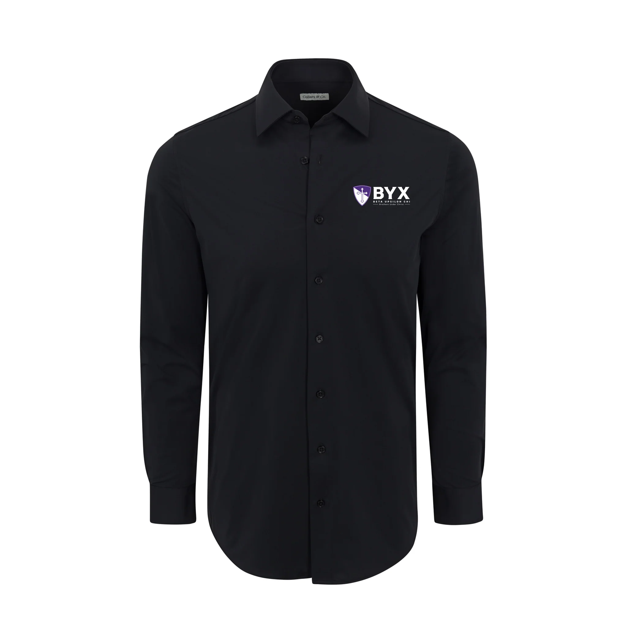 Beta Upsilon Chi Apex Performance Dress Shirt Black
