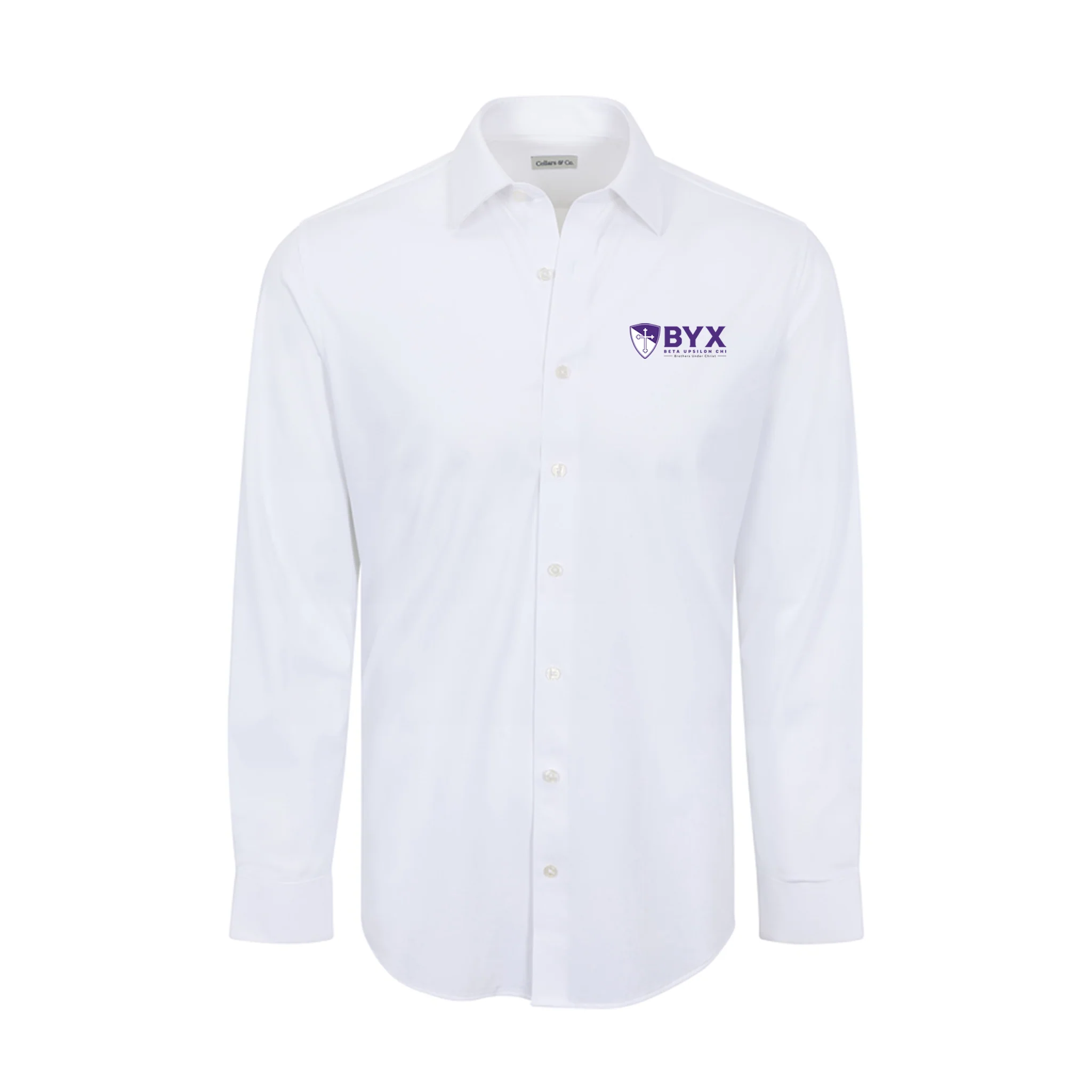 Beta Upsilon Chi Apex Performance Dress Shirt White