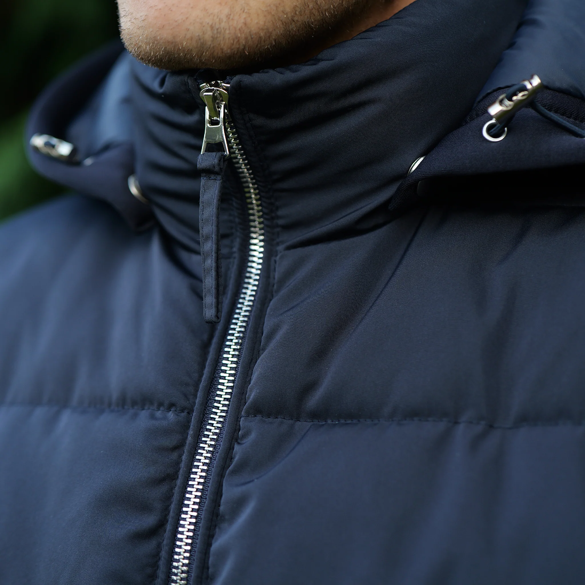 Davos Puffer Jacket Navy - Image 4