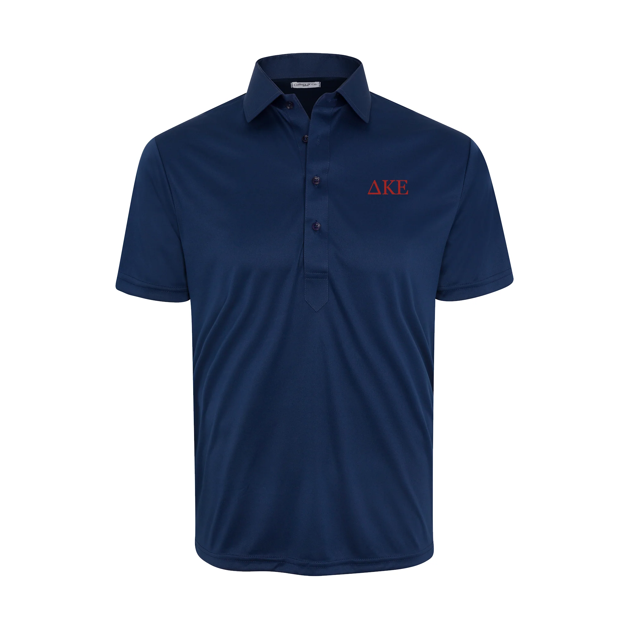 Delta Kappa Epsilon Semi-Spread Collar Polo Navy
