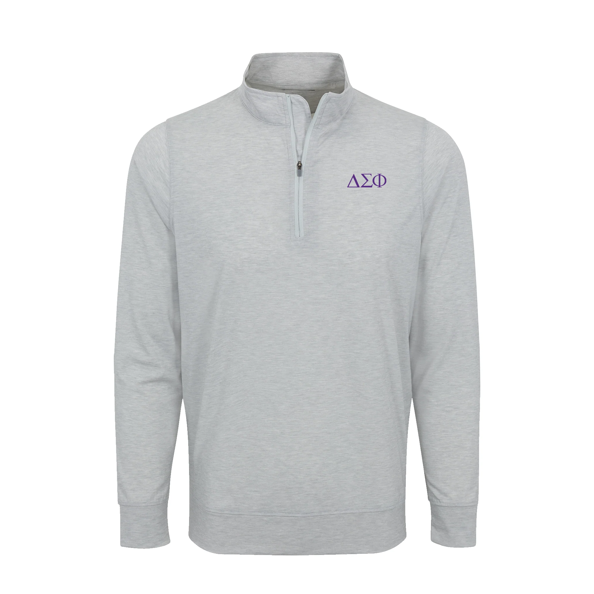 Delta Sigma Phi DriRelease® Performance Pullover Light Grey