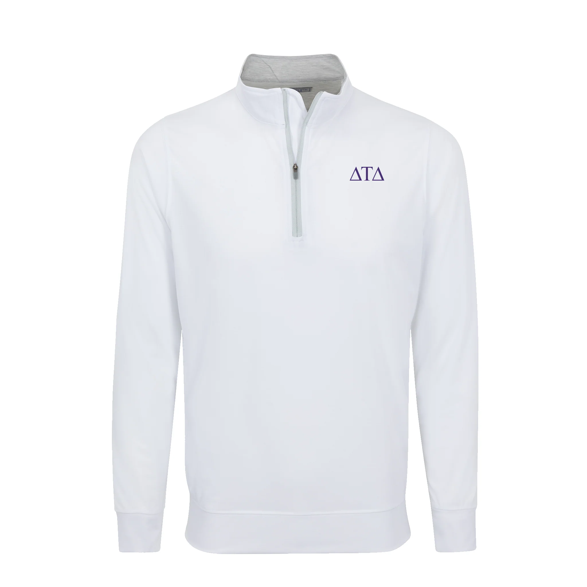 Delta Tau Delta DriRelease® Performance Pullover White