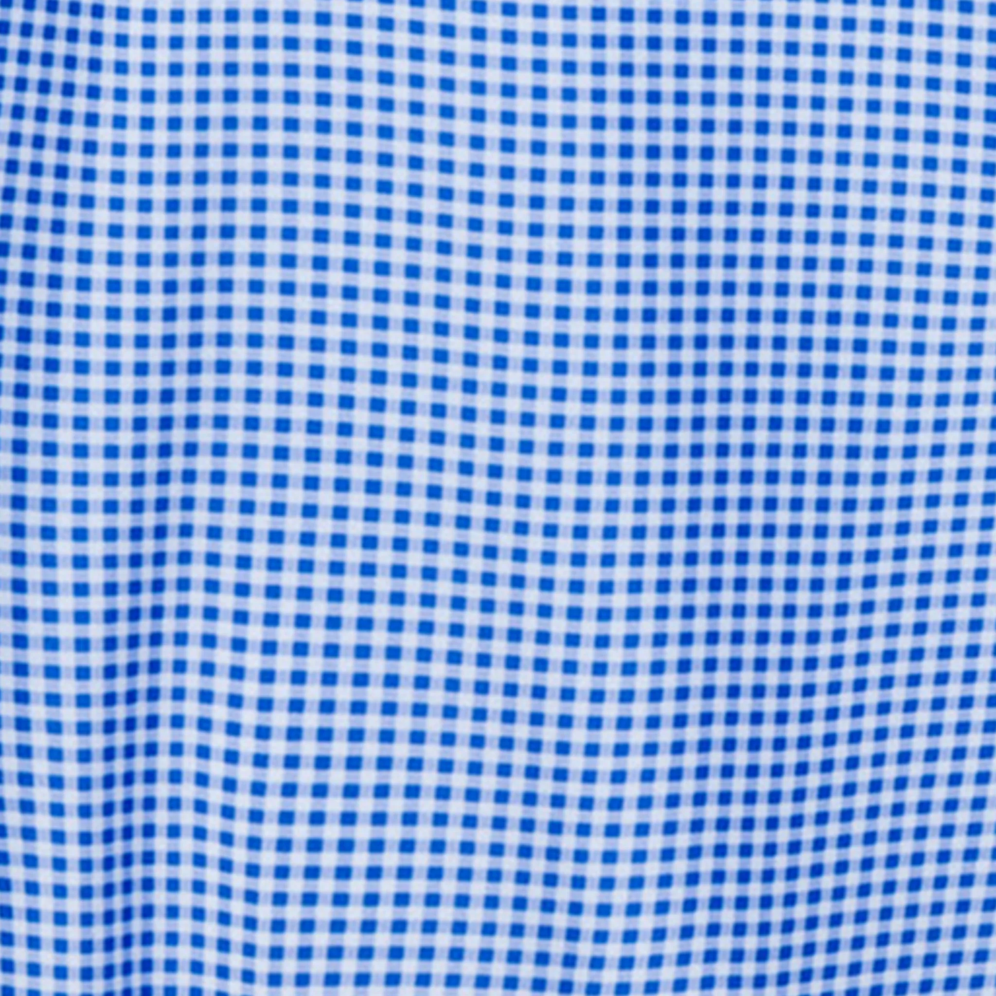 Featherweight Flex Polo Blue Micro Gingham - Image 2