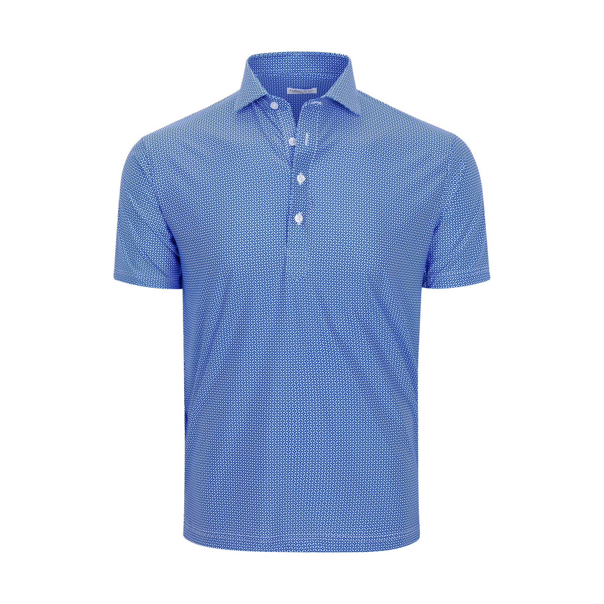 Featherweight Flex Polo Blue Mosaic - Image 3
