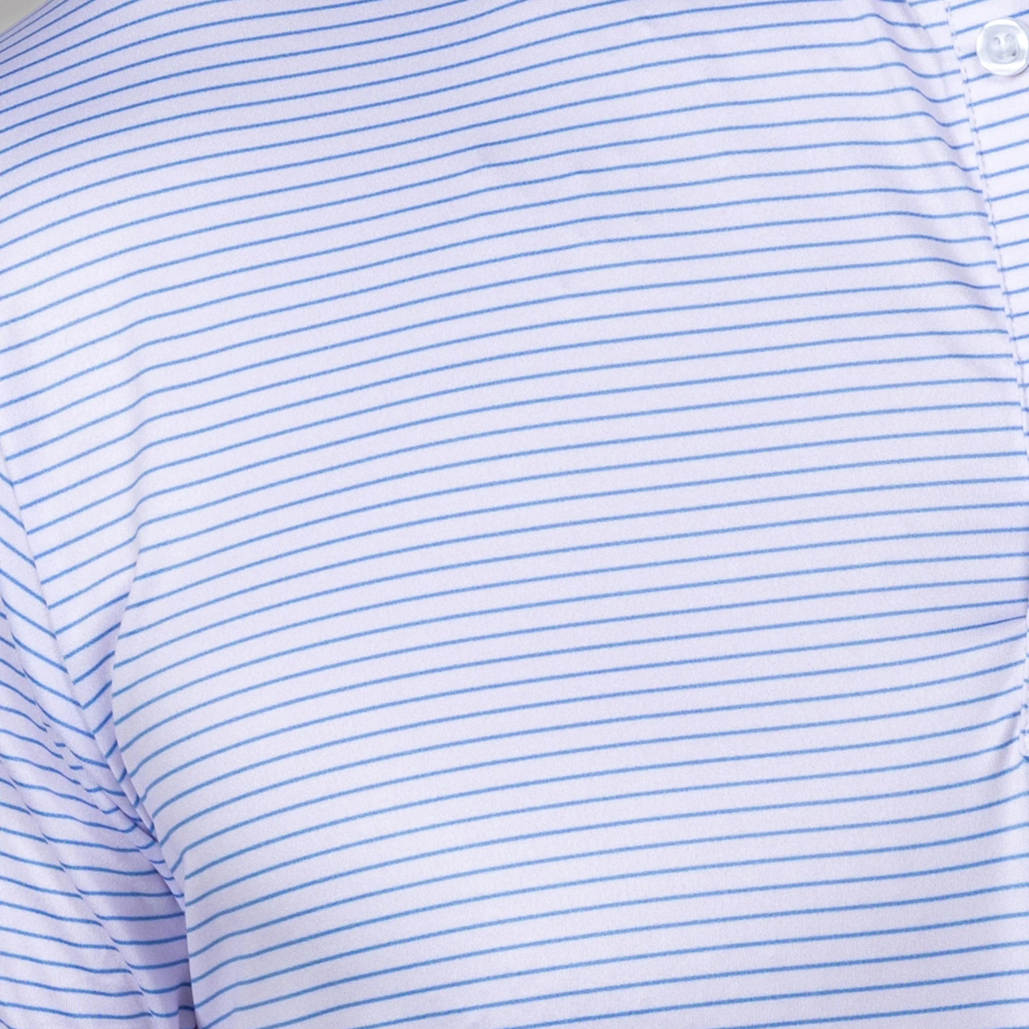 Featherweight Flex Polo Camden White with Blue Stripe - Image 5
