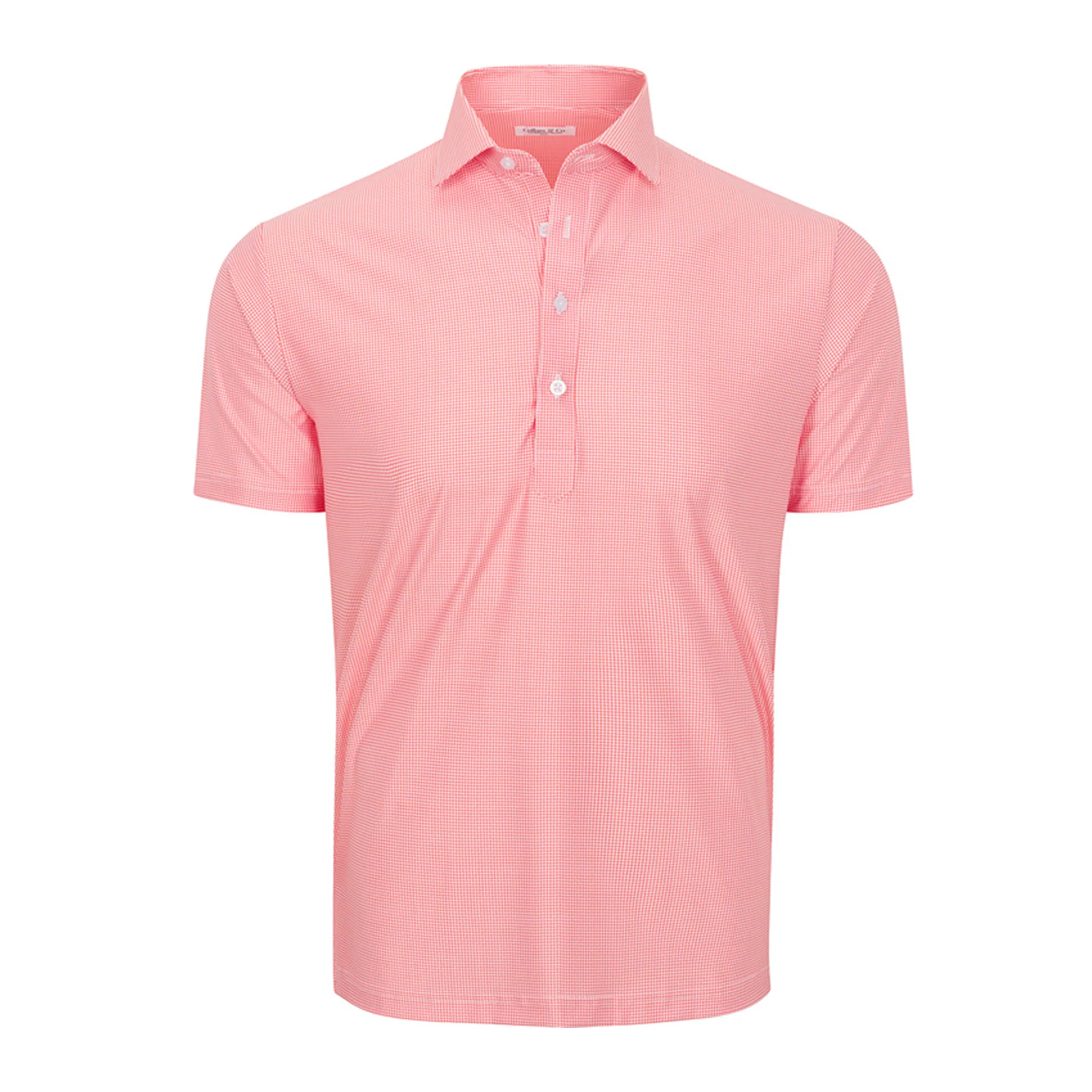 Featherweight Flex Polo Mandarin Micro Grid - Image 4
