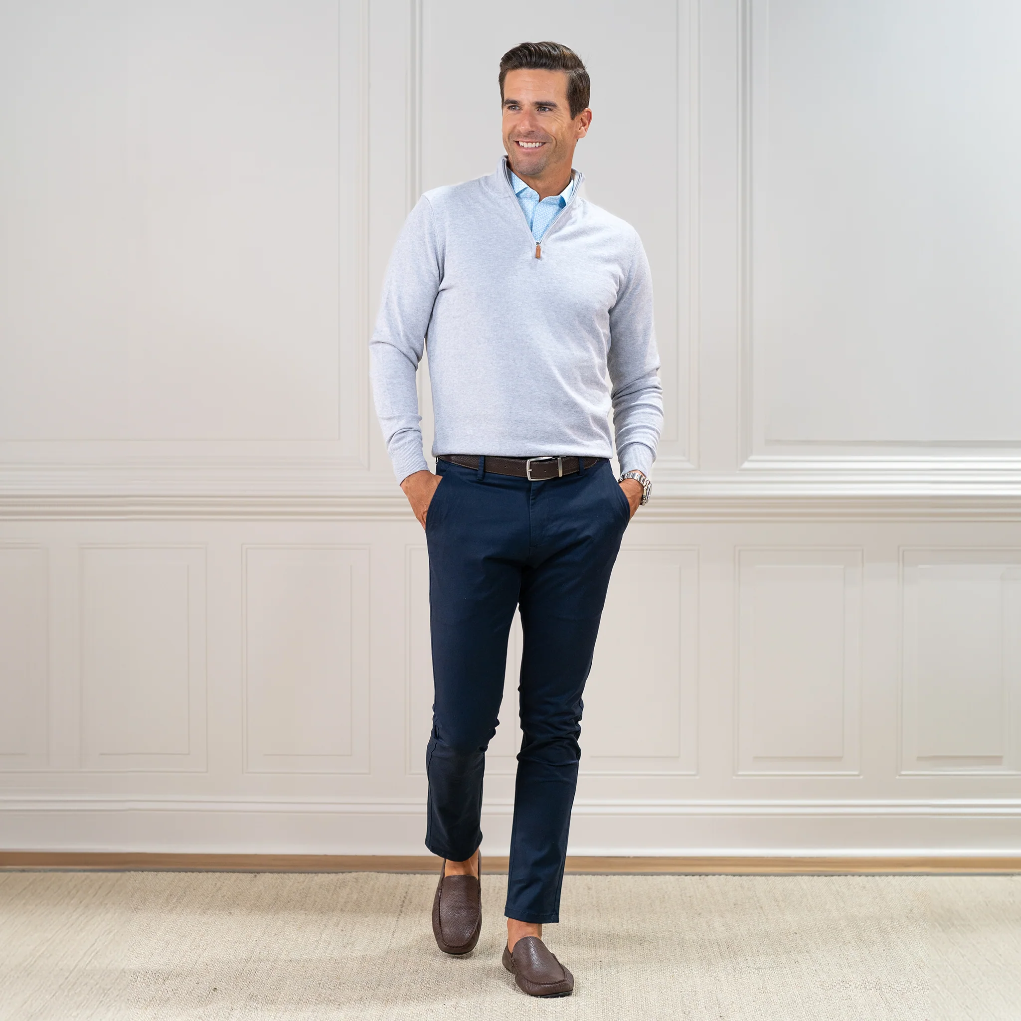 Featherweight Flex Polo Ocean Key Blue - Image 3