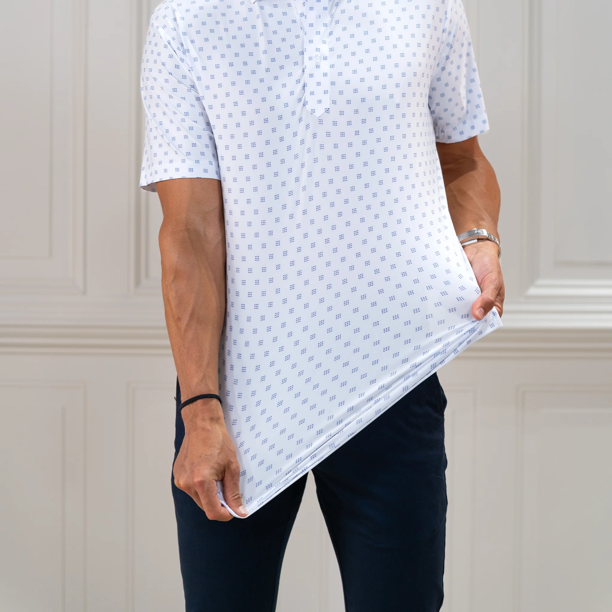 Featherweight Flex Polo Oracle White - Image 3