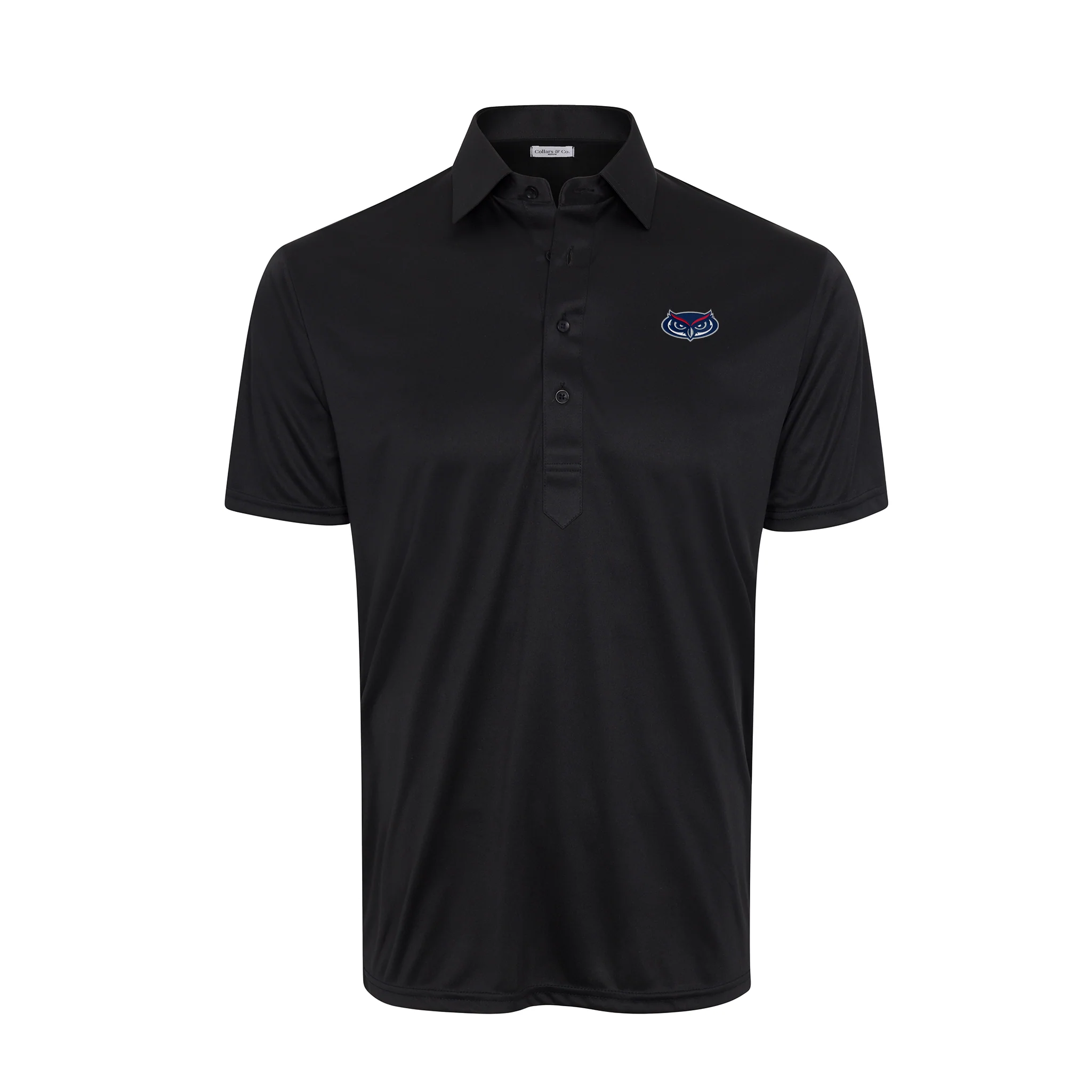 Florida Atlantic Semi-Spread Collar Polo Black