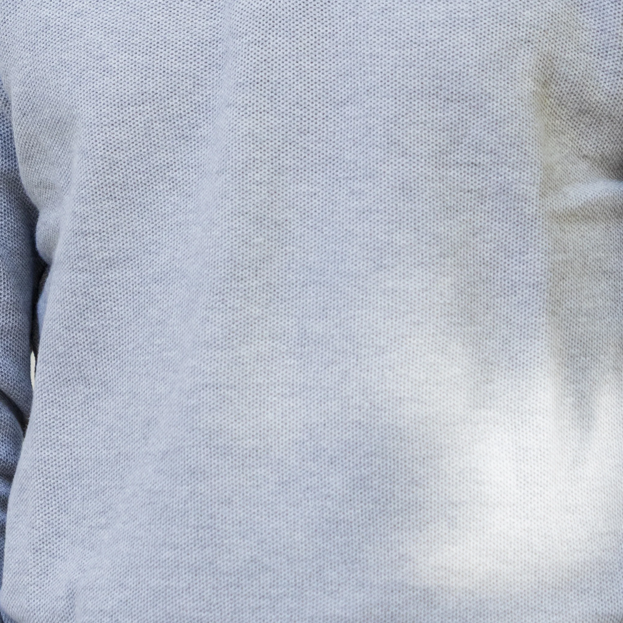Grey Vineyard Waffle Knit Quarter Zip Sweater - Image 4