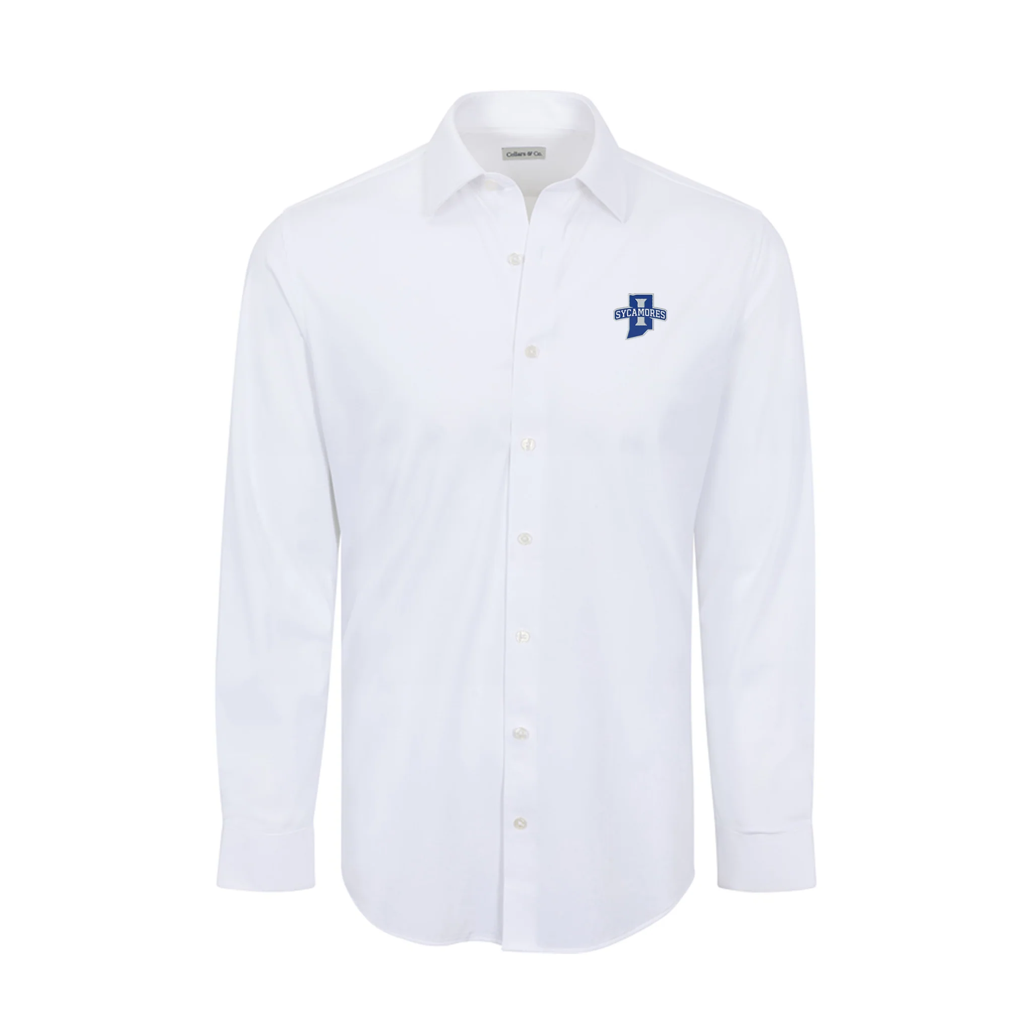 Indiana State Apex Performance Dress Shirt White