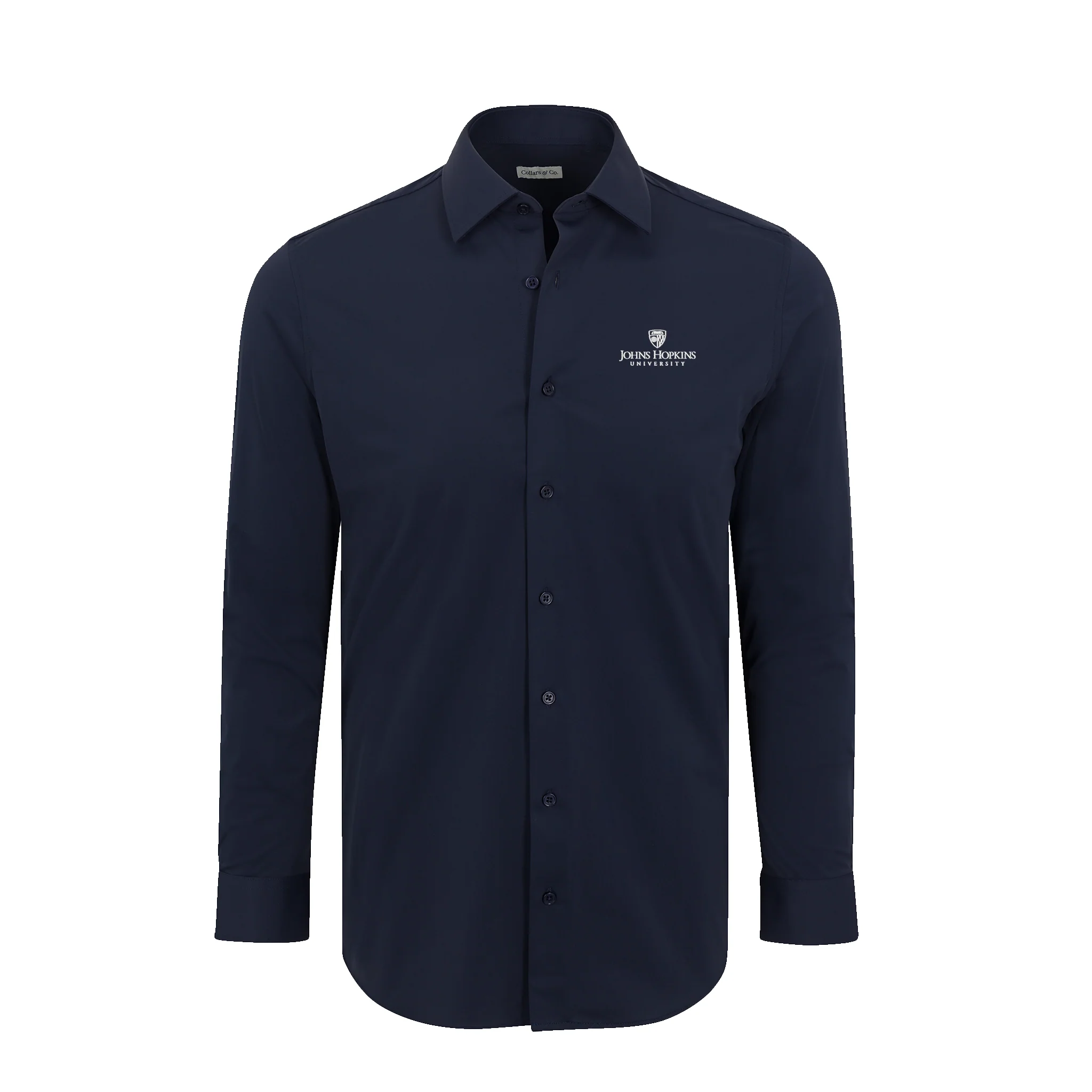 Johns Hopkins Apex Performance Dress Shirt Navy