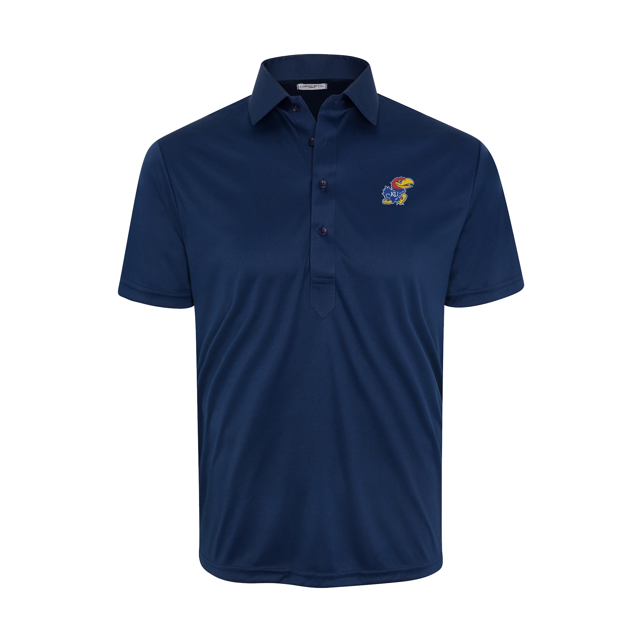 Kansas Semi-Spread Collar Polo Navy