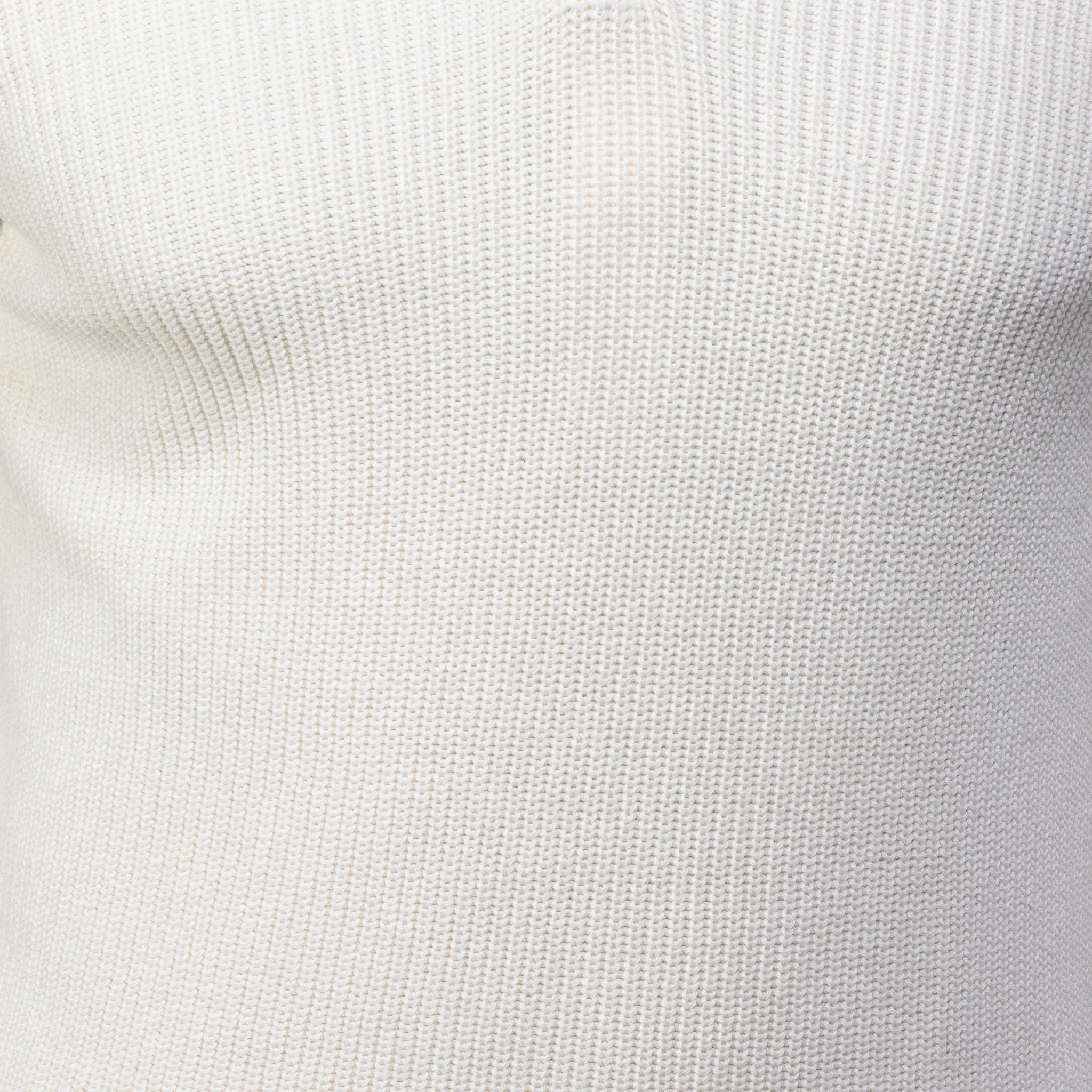 Kennebunkport Cream Cotton Sweater - Image 7