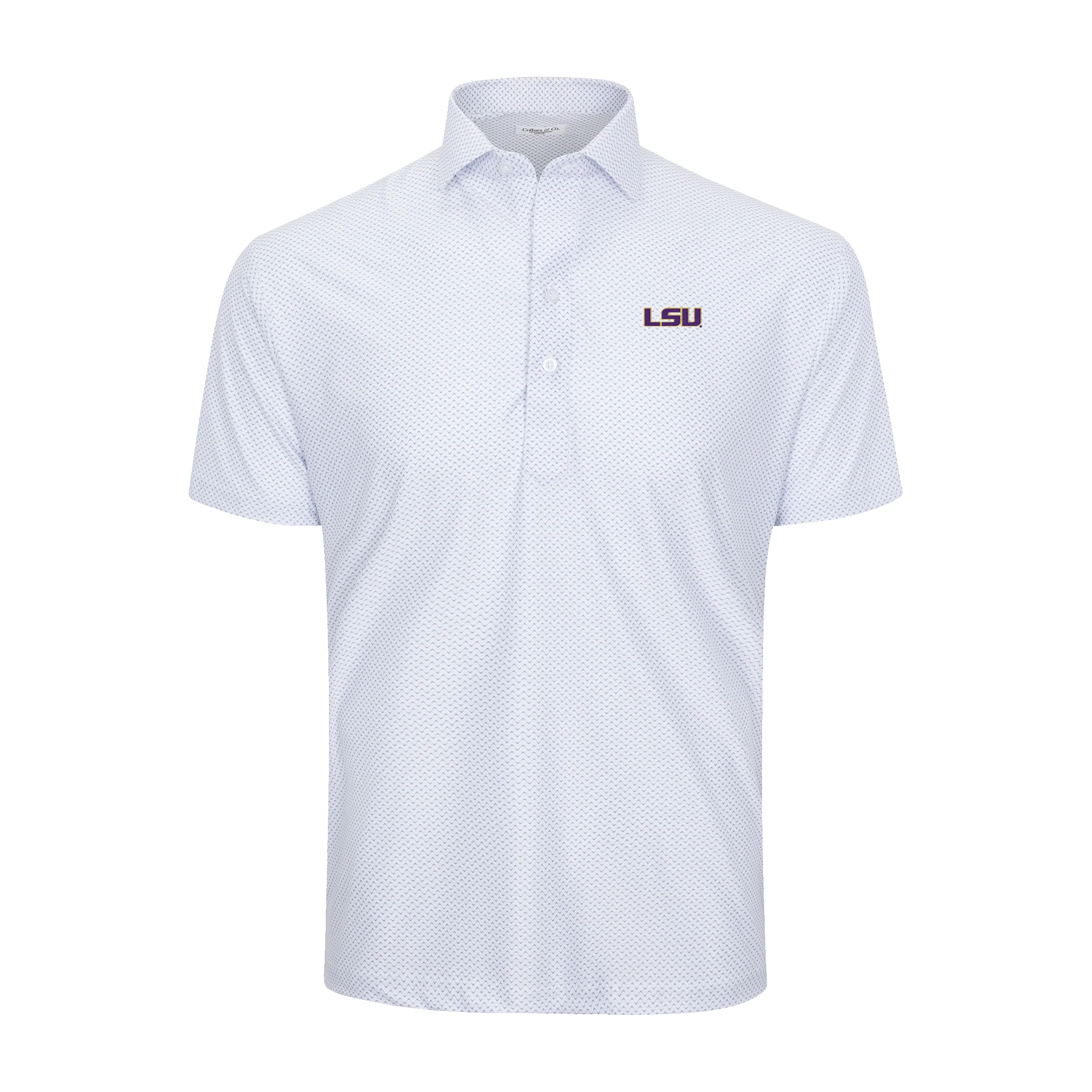 LSU Featherweight Flex Polo Pulse