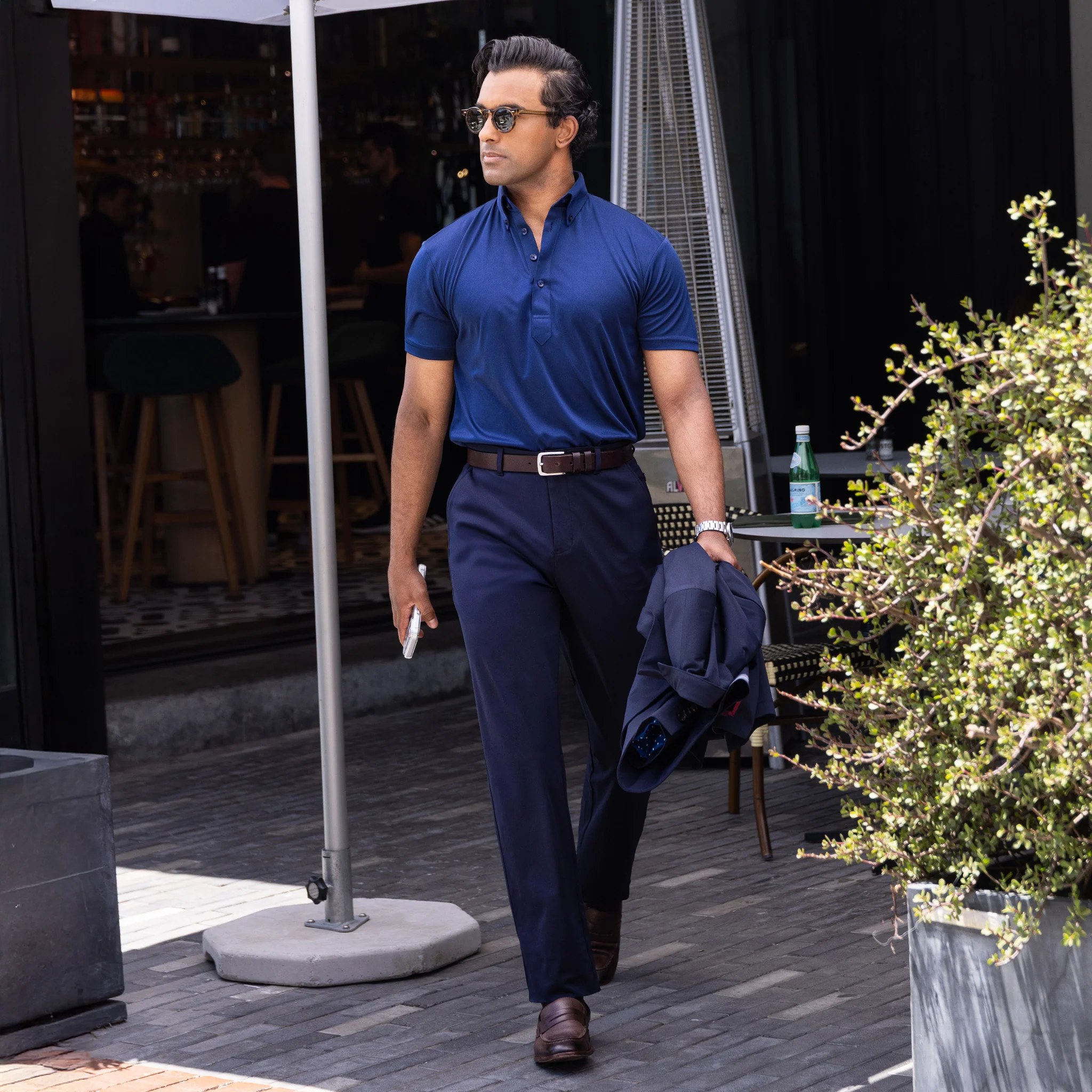 Maverick Performance Pants Navy - Image 3