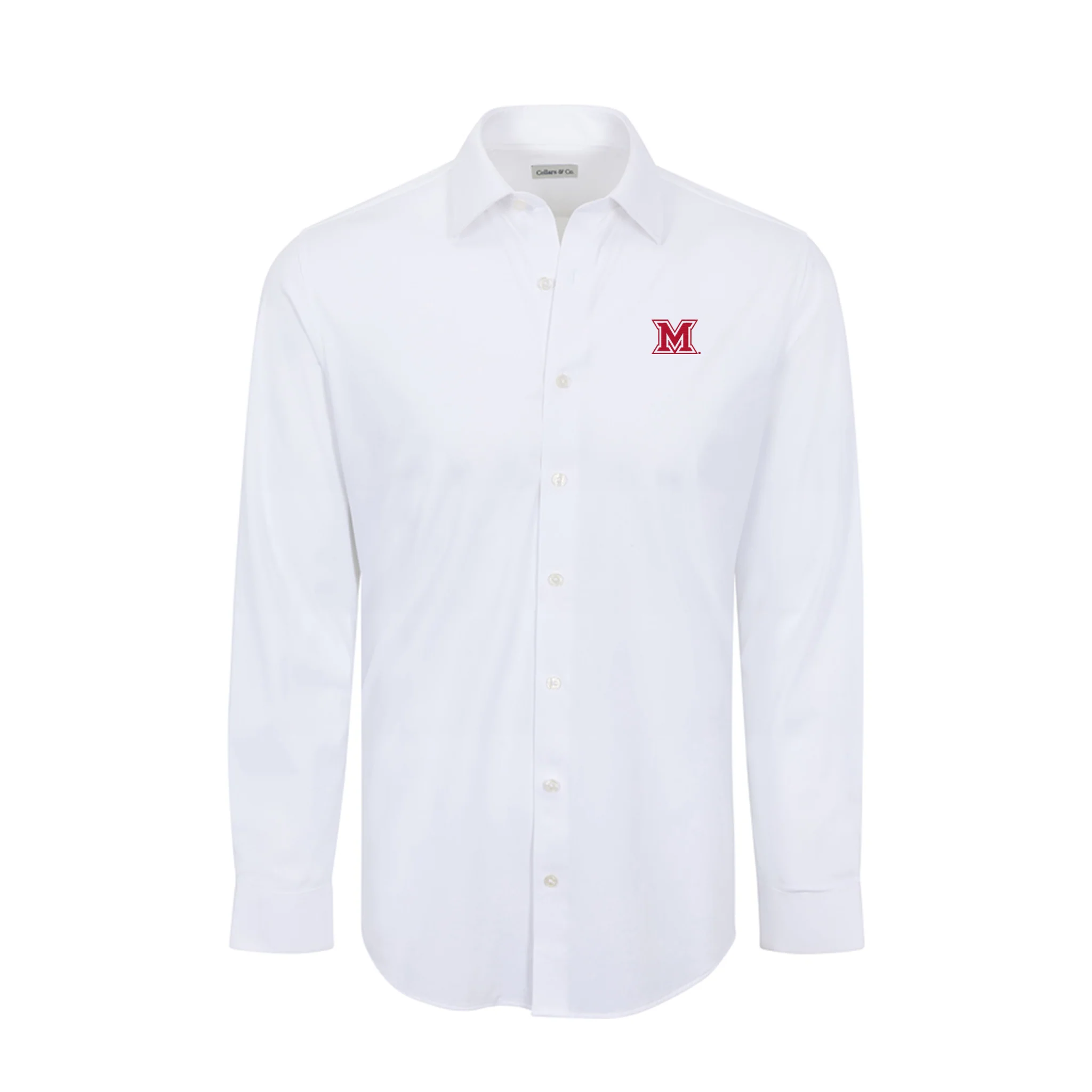 Miami Ohio Apex Performance Dress Shirt White