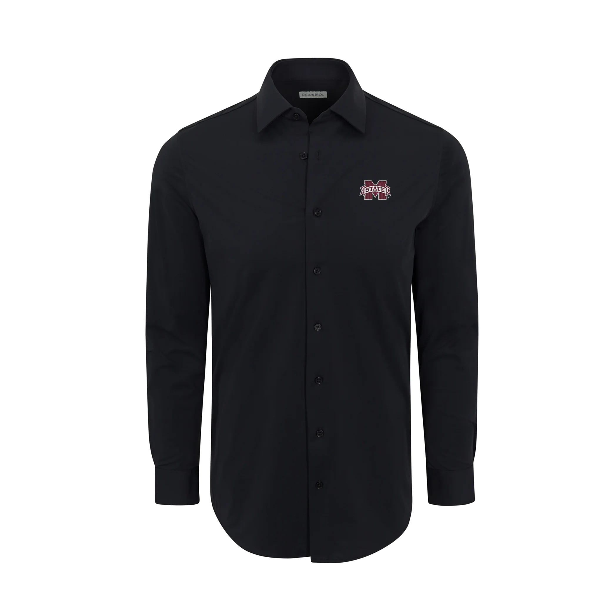 Mississippi State Apex Performance Dress Shirt Black