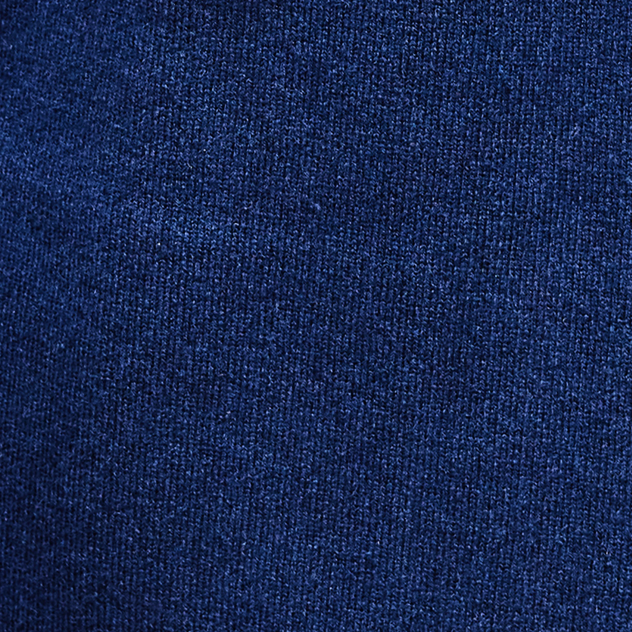 Napoli Signature Hooded Wool & Cashmere Sweater Navy - Image 5