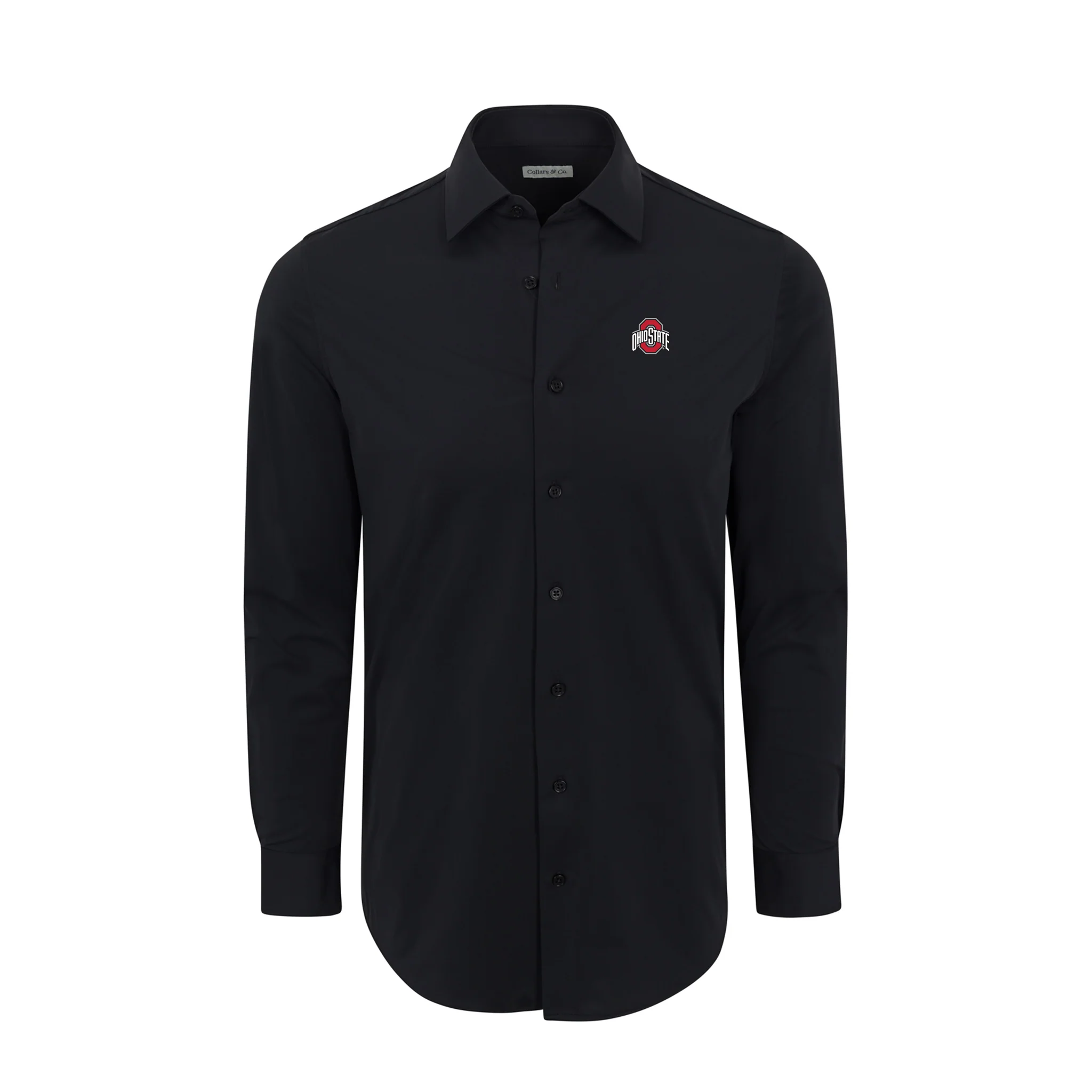 Ohio State Apex Performance Dress Shirt Black