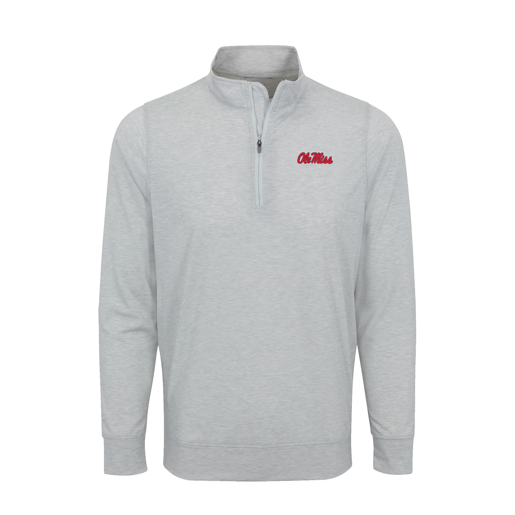 Ole Miss DriRelease® Performance Pullover Light Grey