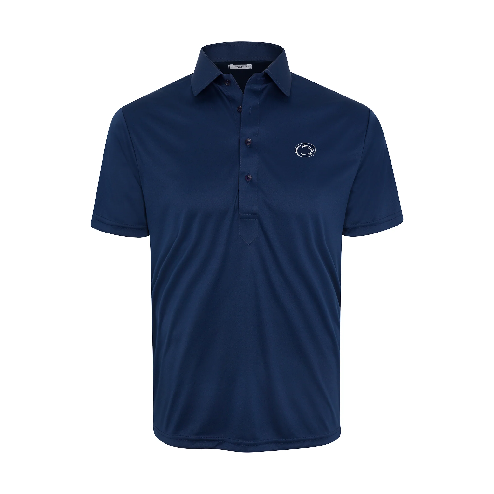 Penn State Semi-Spread Collar Polo Navy