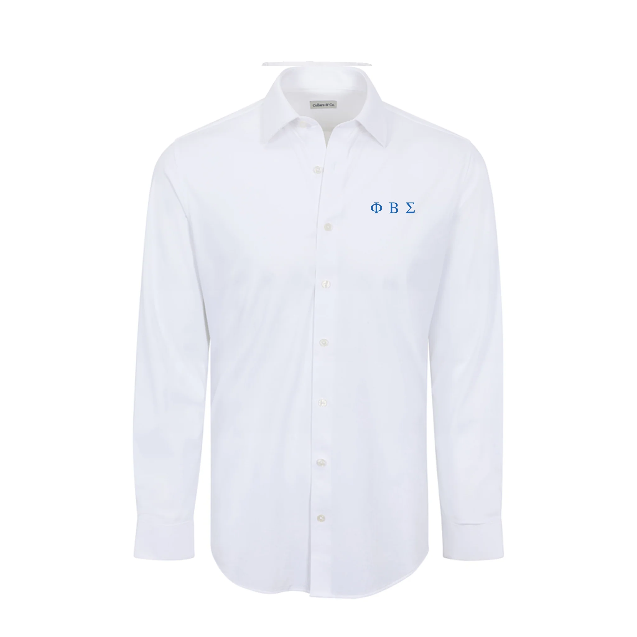 Phi Beta Sigma Apex Performance Dress Shirt White