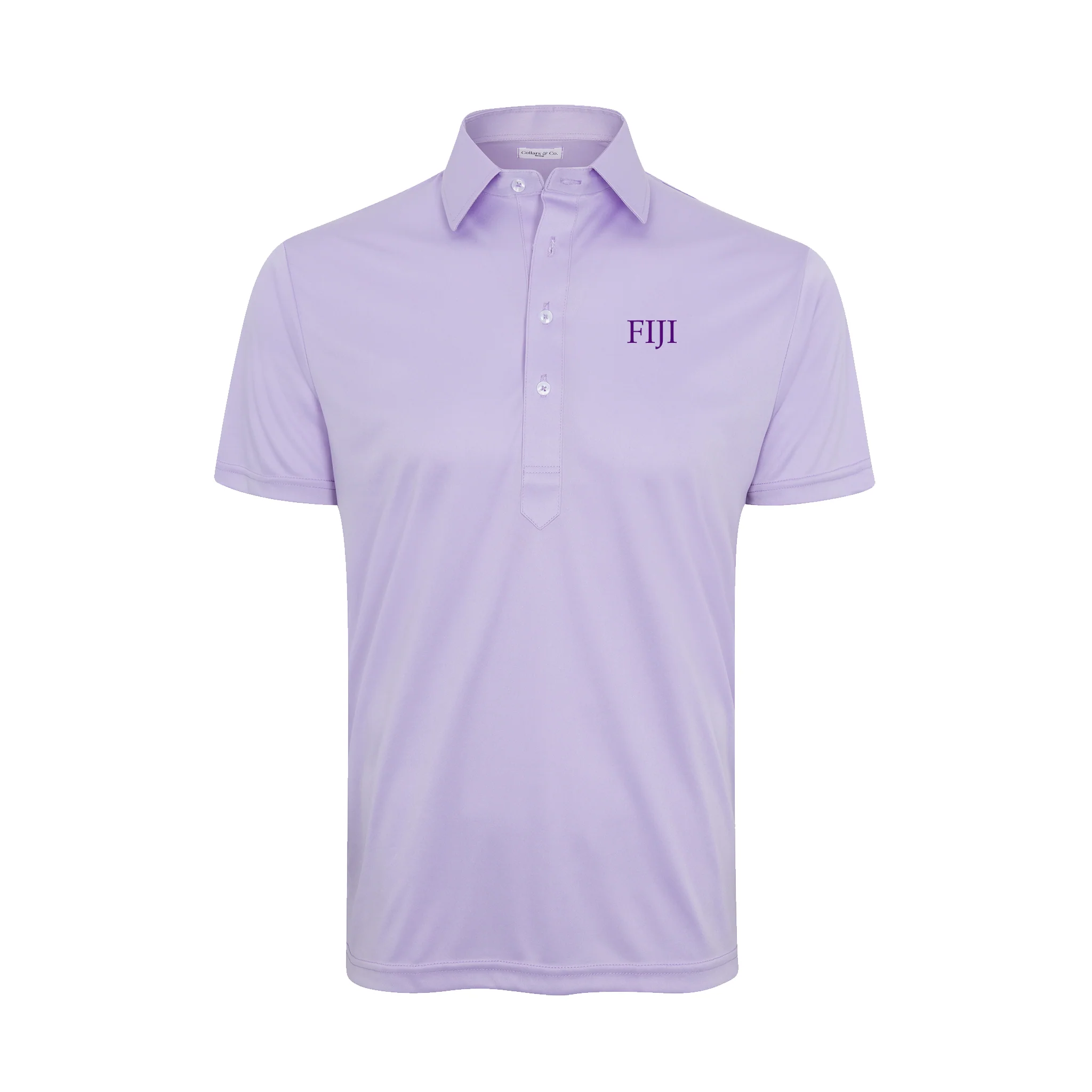 Phi Gamma Delta Semi-Spread Collar Polo Lavender