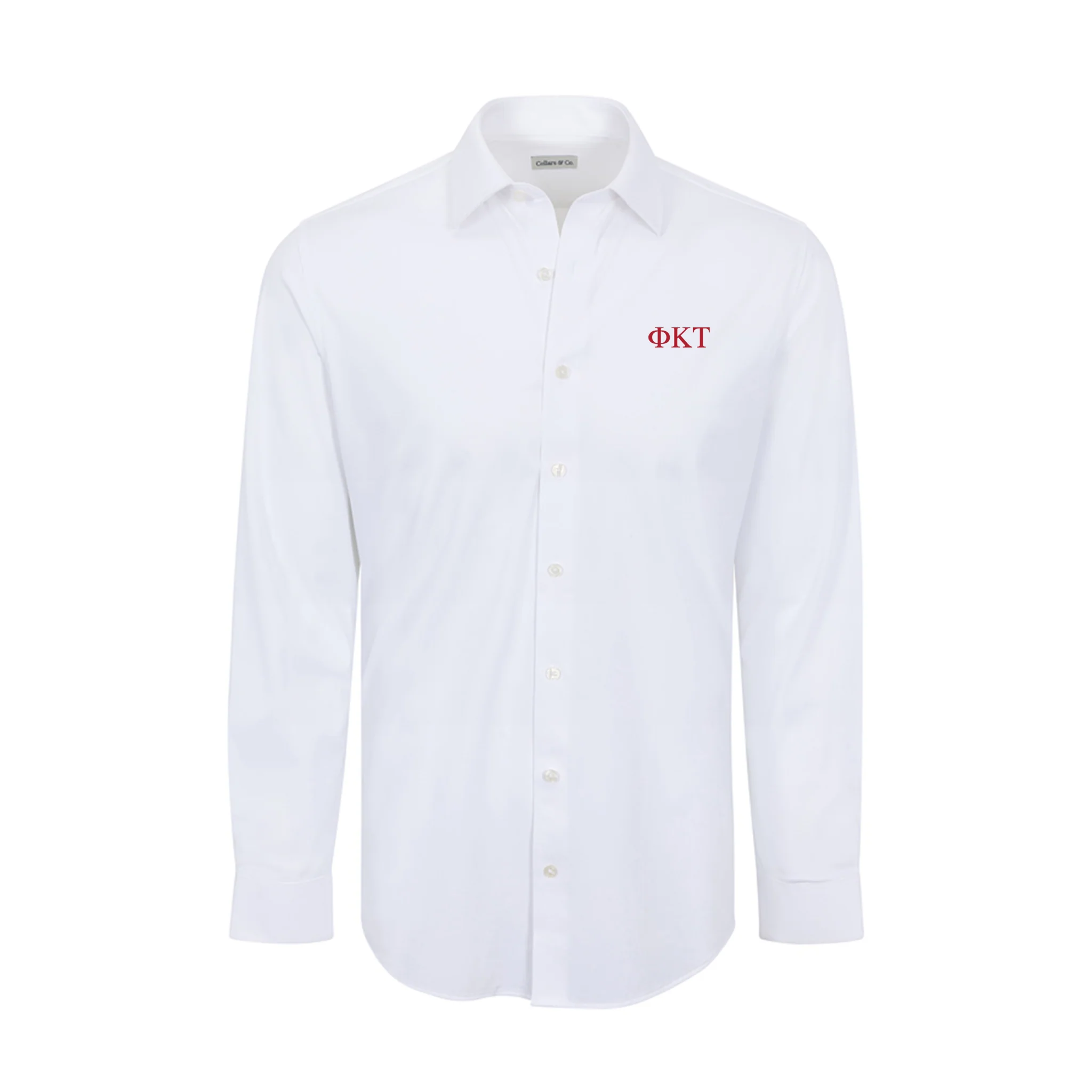Phi Kappa Tau Apex Performance Dress Shirt White