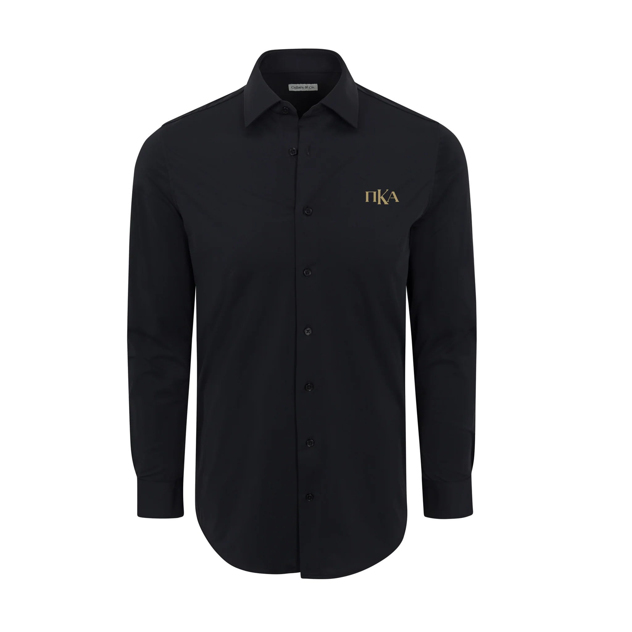 Pi Kappa Alpha Apex Performance Dress Shirt Black