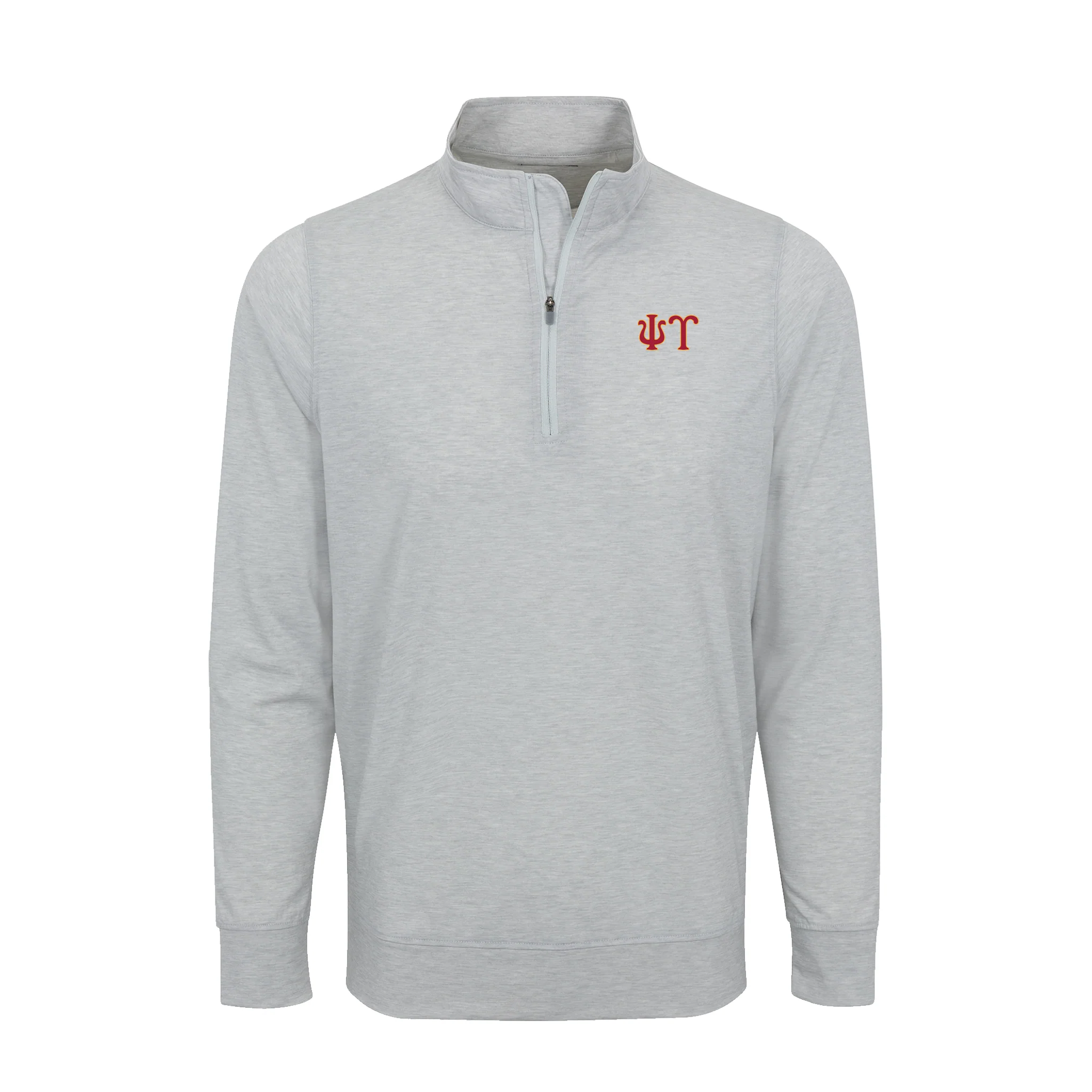 Psi Upsilon DriRelease® Performance Pullover Light Grey