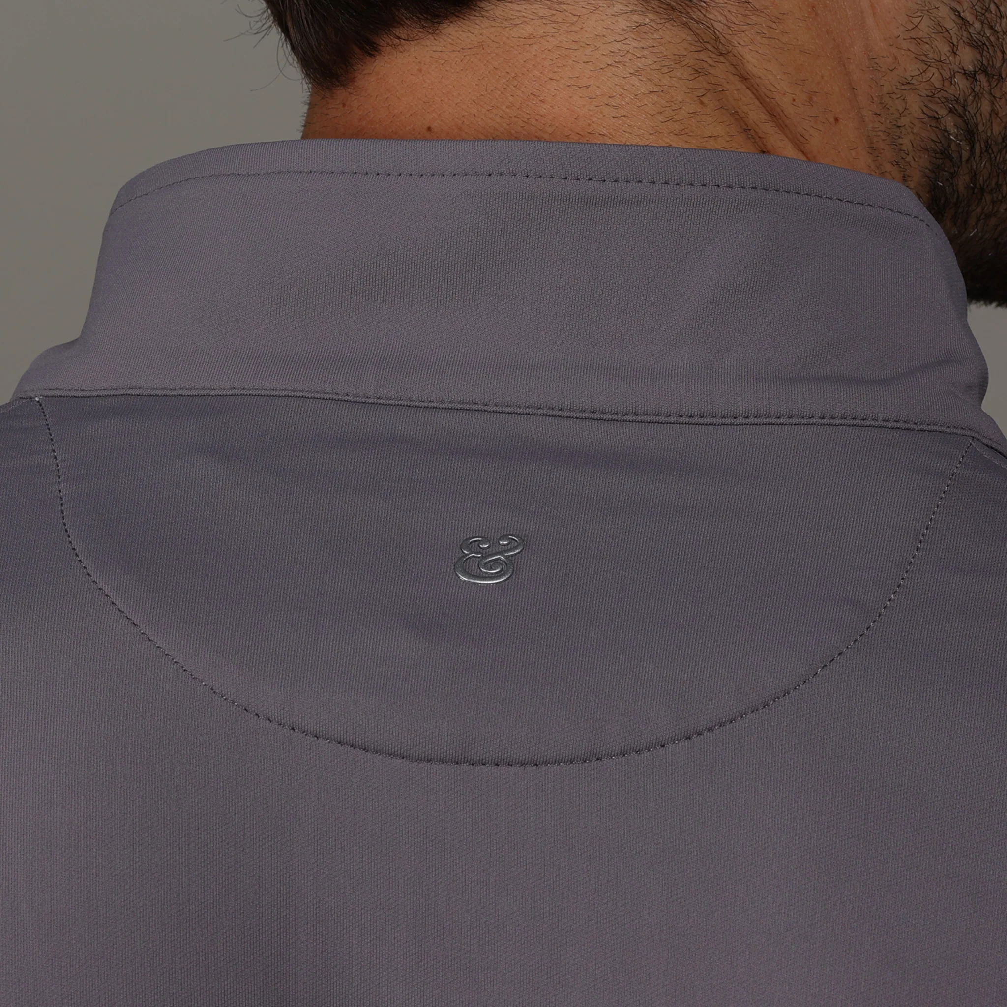 Quarry Grey Tour Performance Men's Golf Quarter Zip Pullover - Image 6