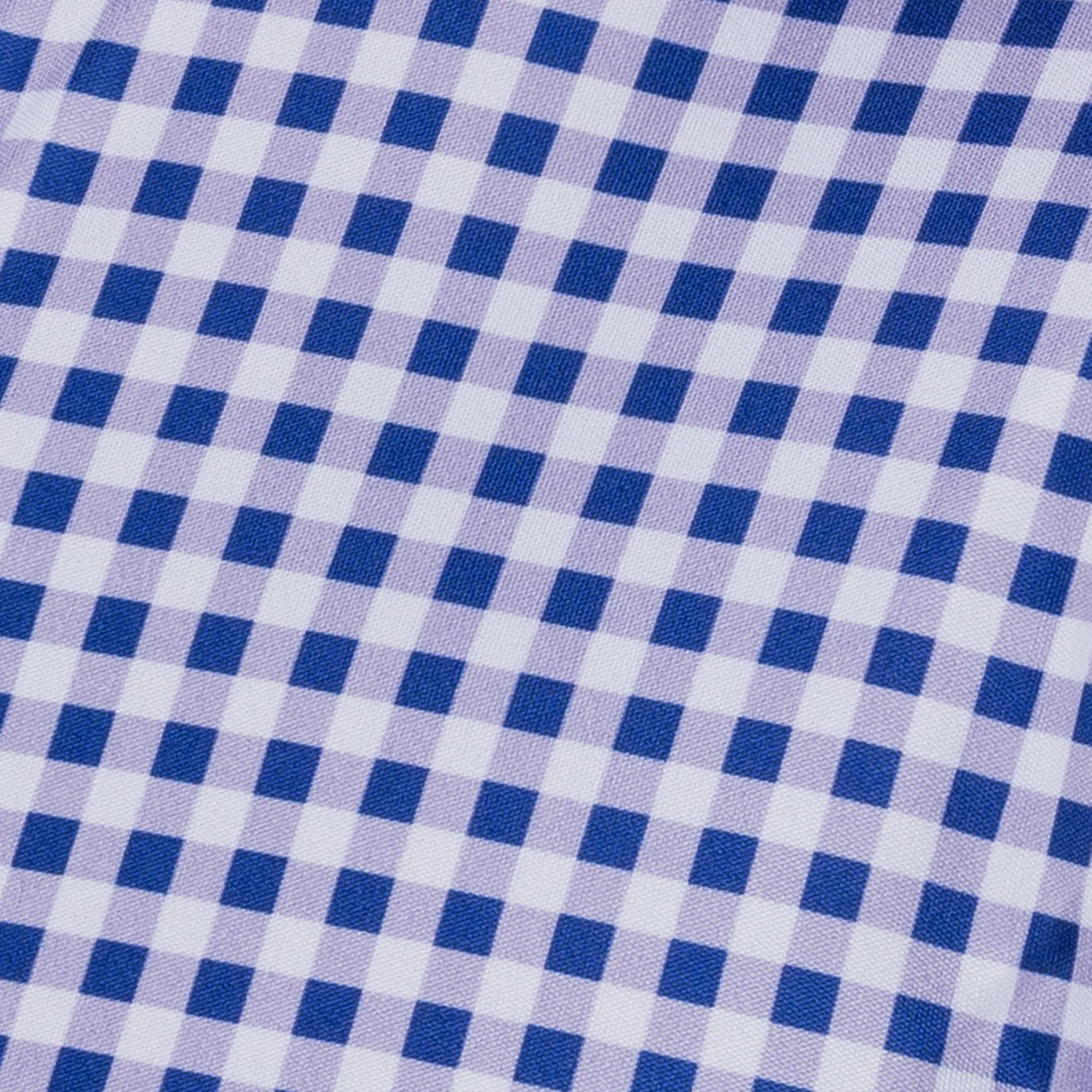 Quattro Flex Short Sleeve Button Down Navy Gingham - Image 8