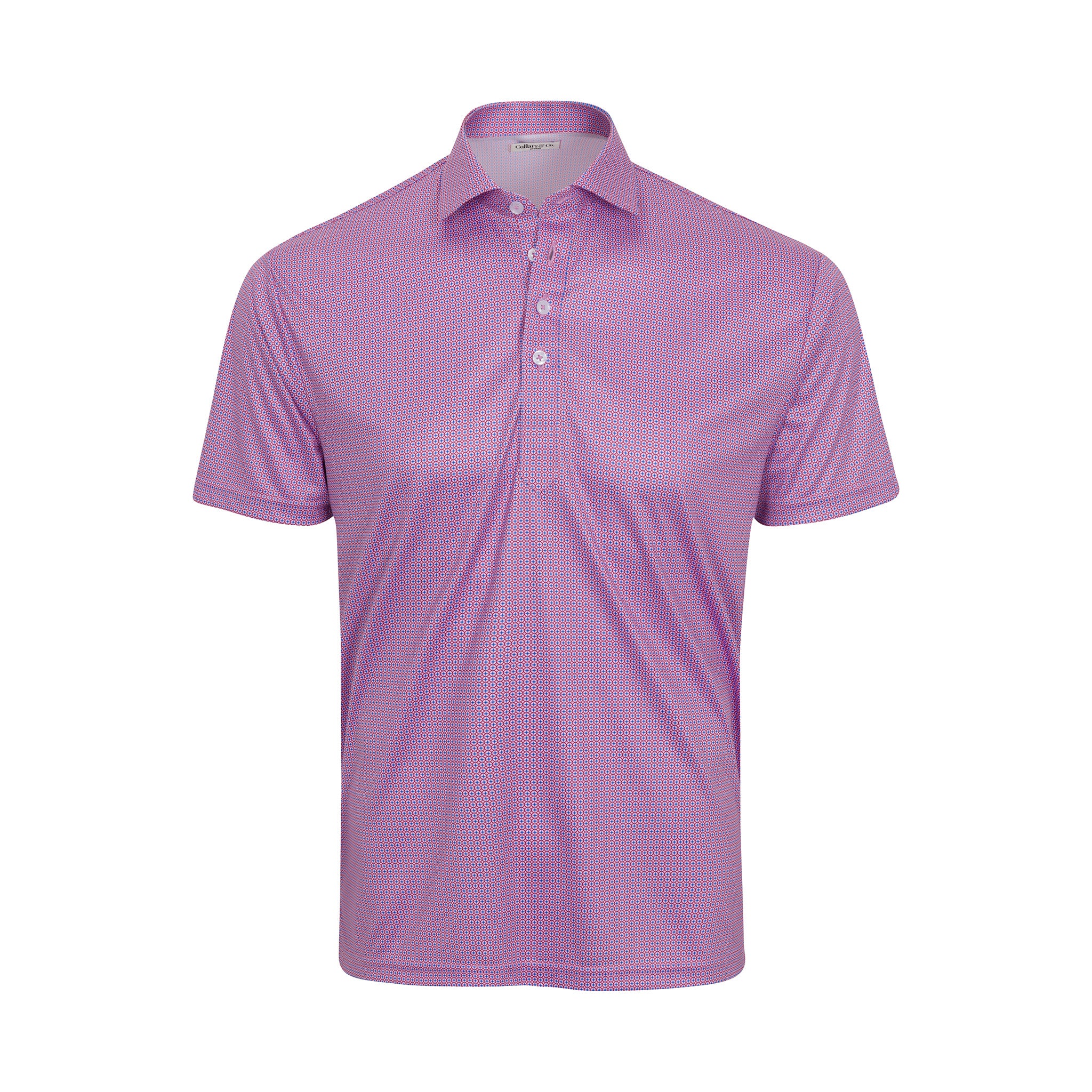 Semi-Spread Collar Polo Compass Crimson - Image 4