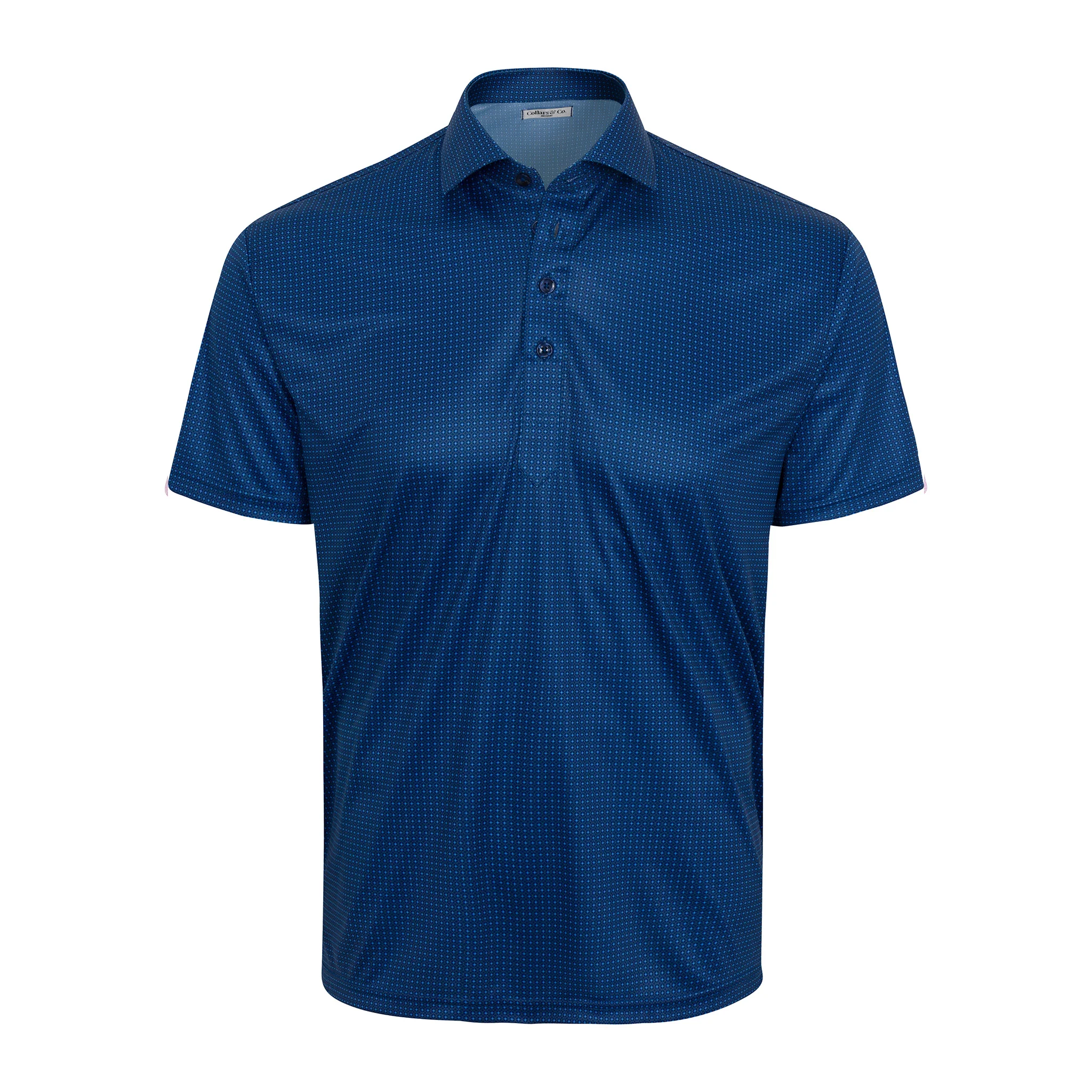 Semi-Spread Collar Polo Compass Navy - Image 2