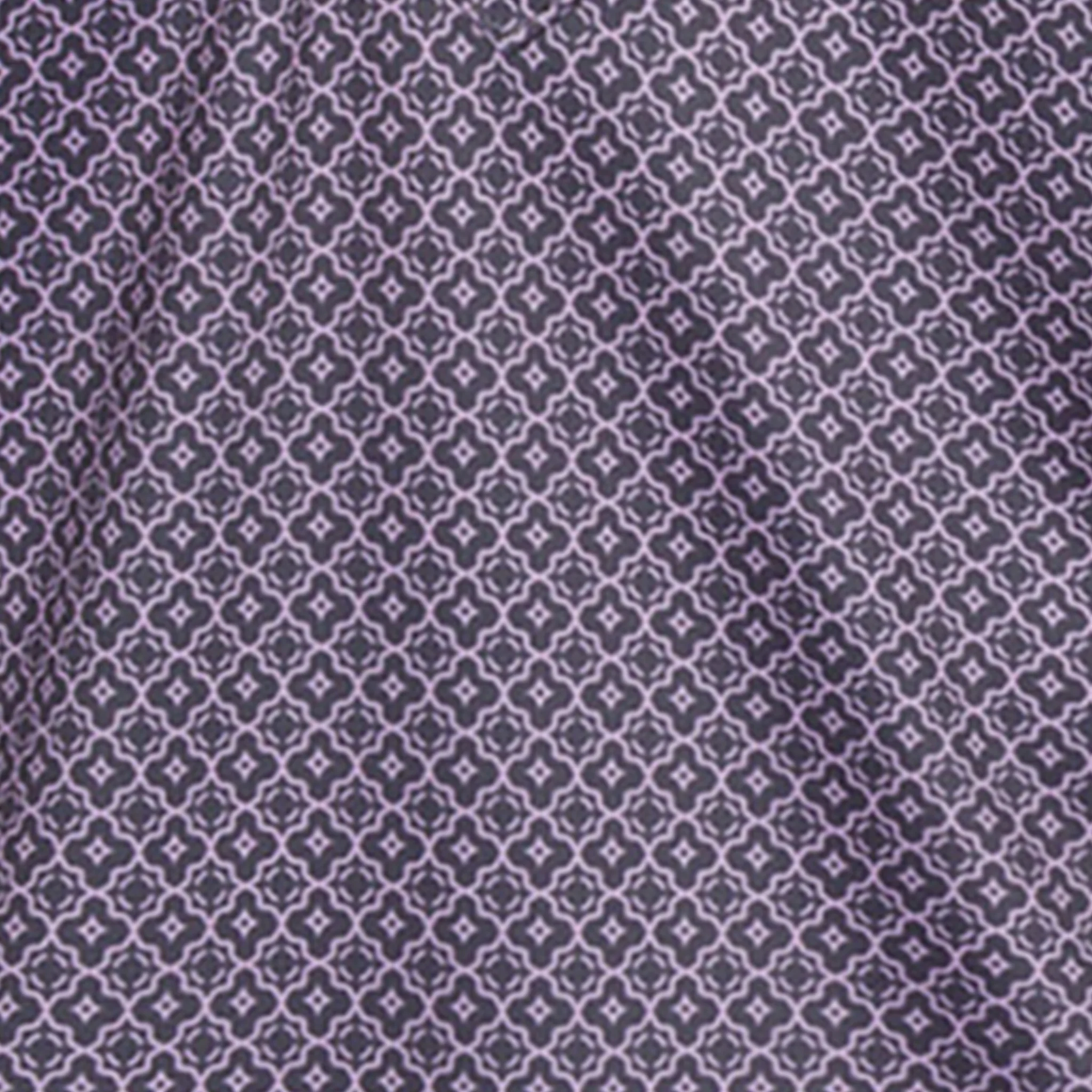 Semi-Spread Collar Polo Crest Point Grey & Pink - Image 5