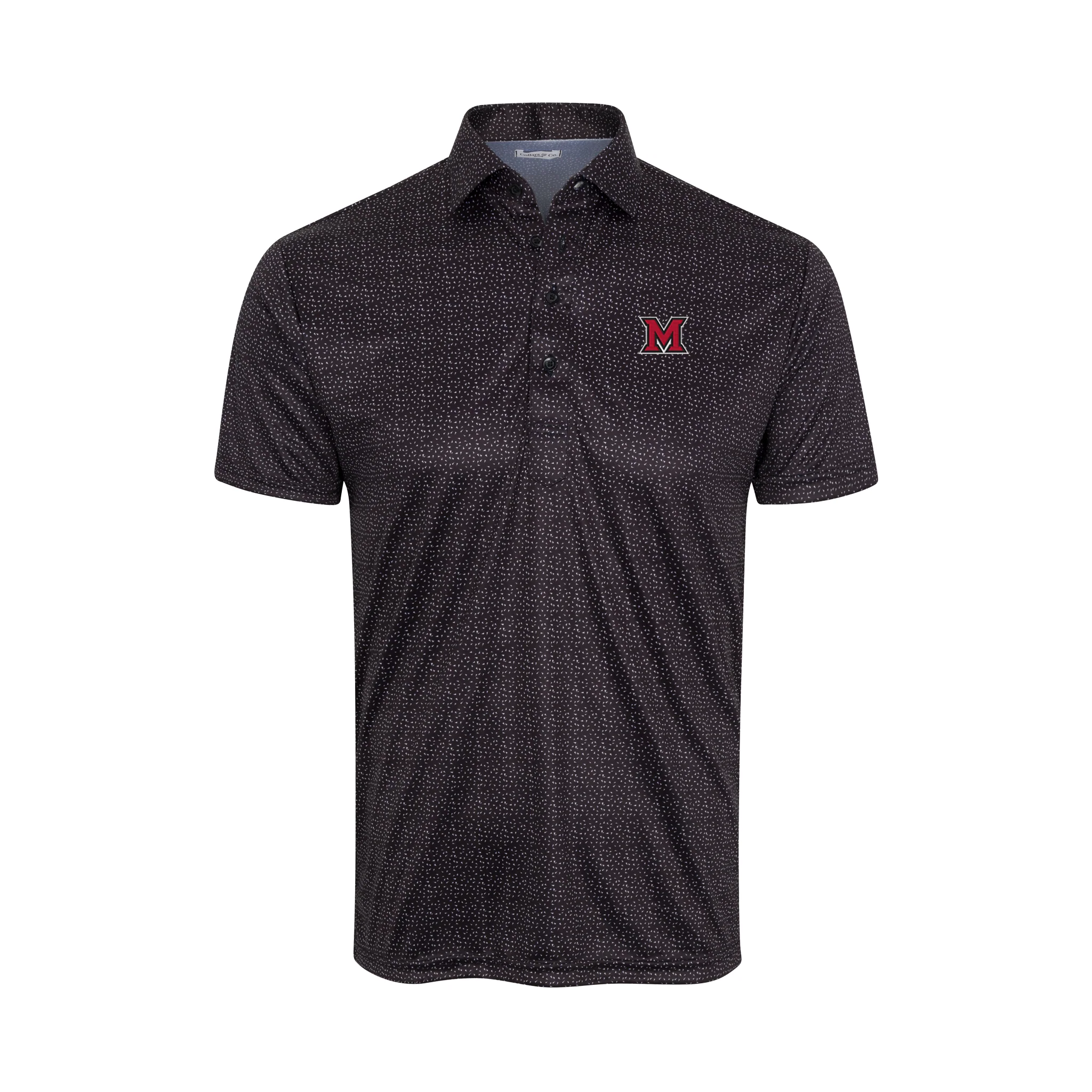 Miami Ohio Semi-Spread Collar Polo Desert Sky