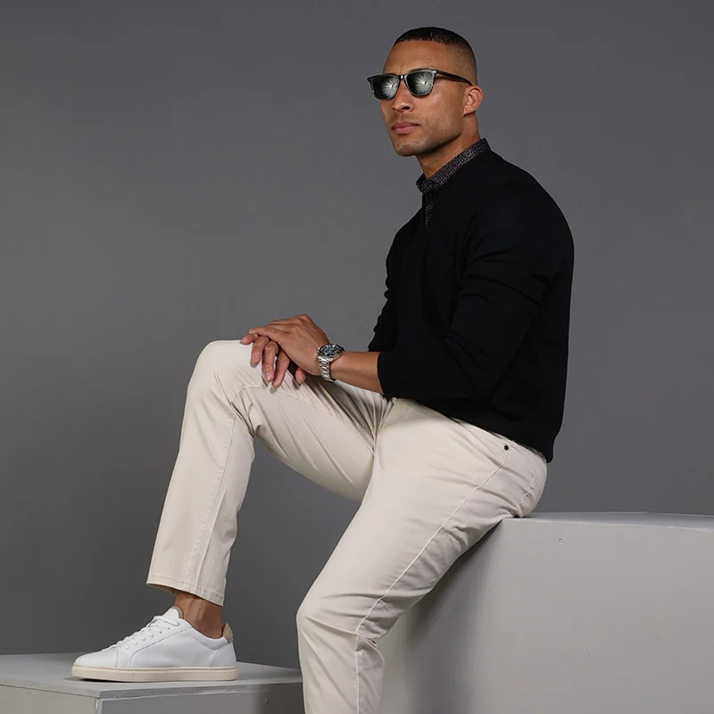 Semi-Spread Collar Polo Desert Sky - Image 6