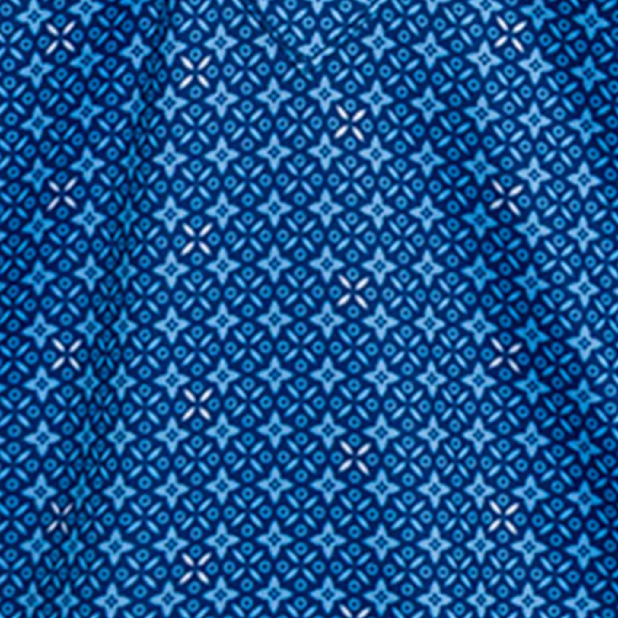 Semi-Spread Collar Polo Lattice Blue - Image 2