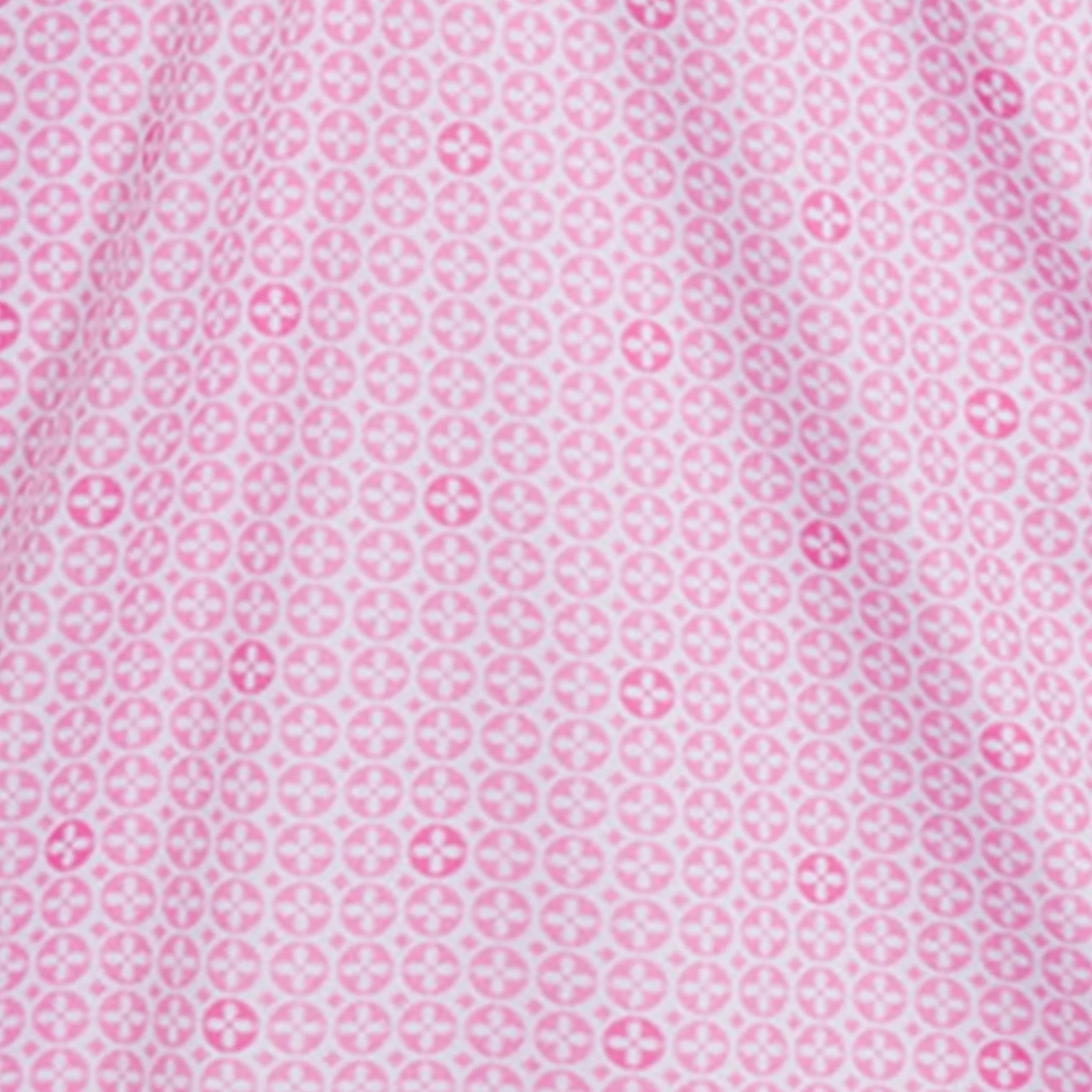 Semi-Spread Collar Polo Medallion Pink - Image 5