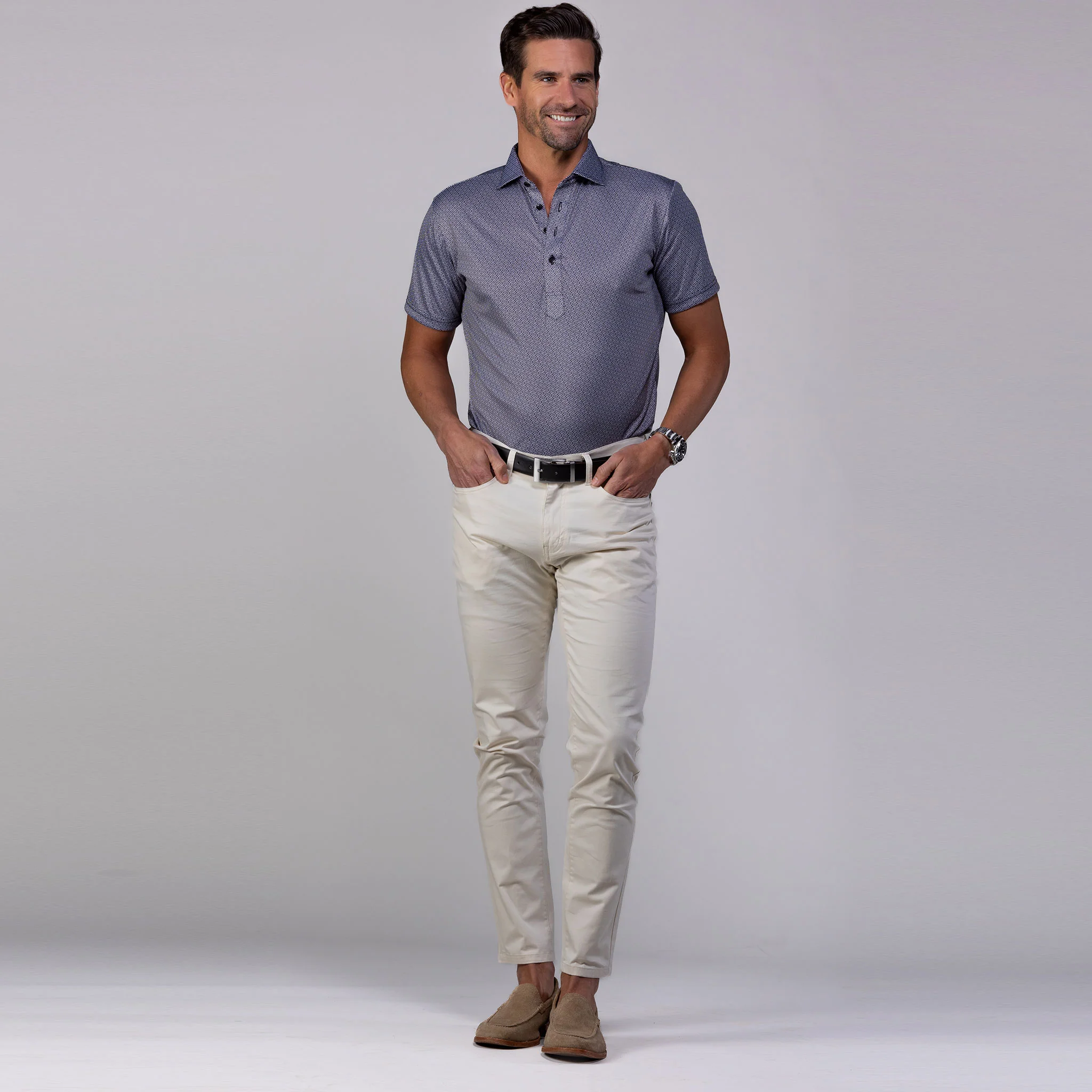 Semi-Spread Collar Polo The Xeron - Image 4