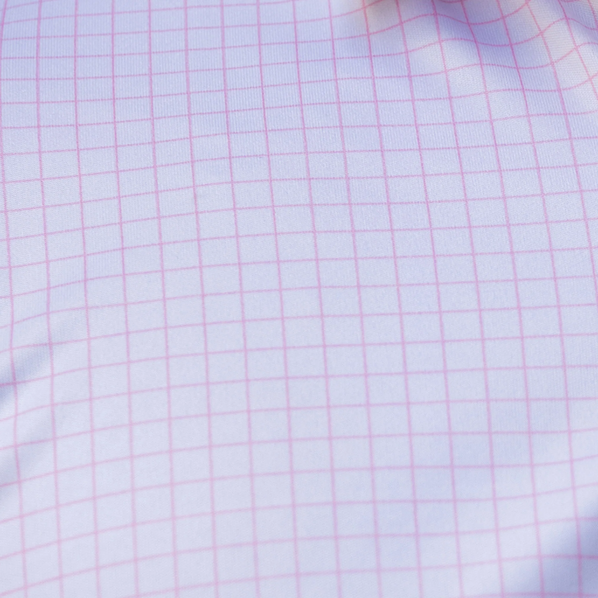 Semi-Spread Collar Polo Thin Pink Check - Image 5